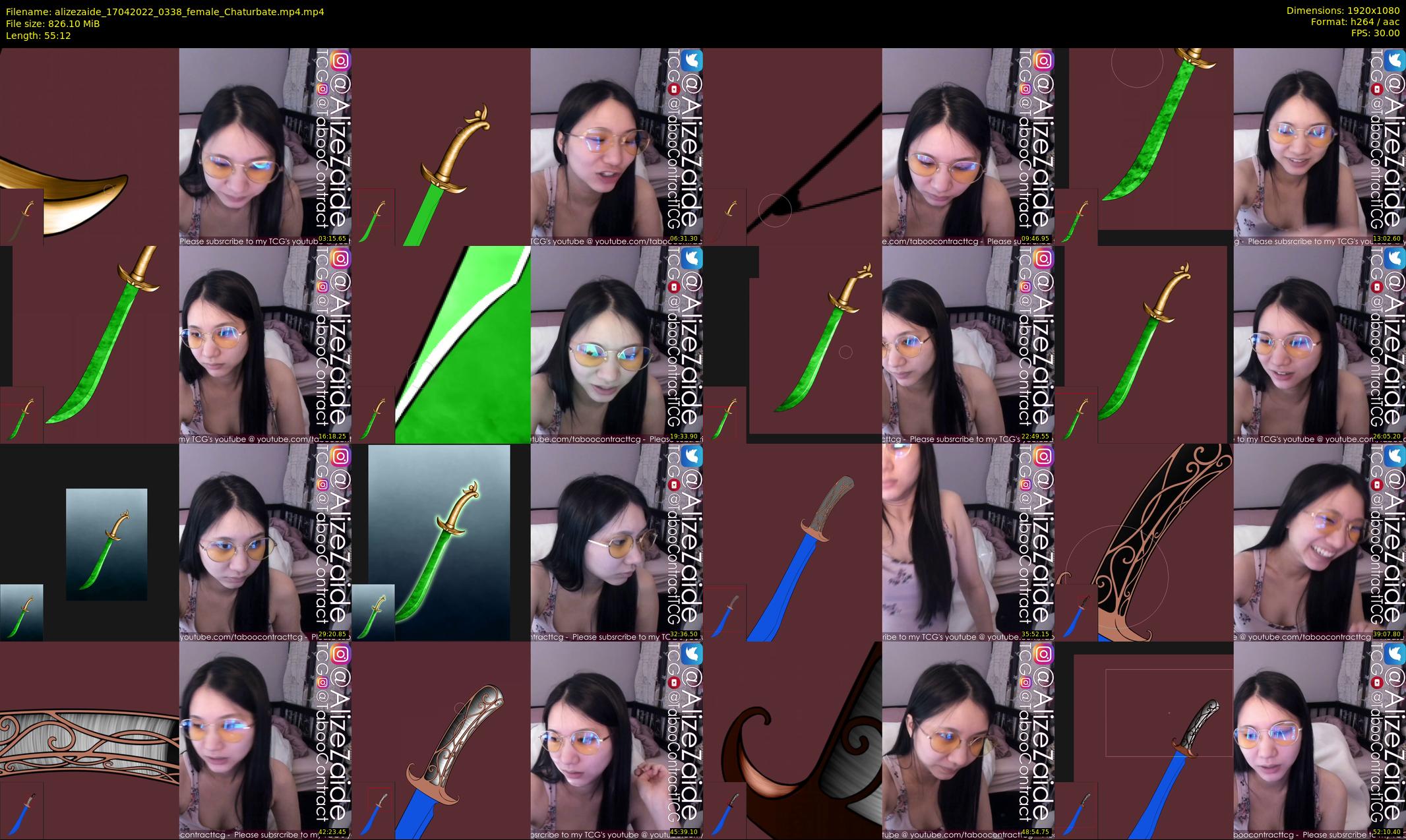 alizezaide — 56 minute Chaturbate female cam show recording, 1080p, Apr 17, 2022