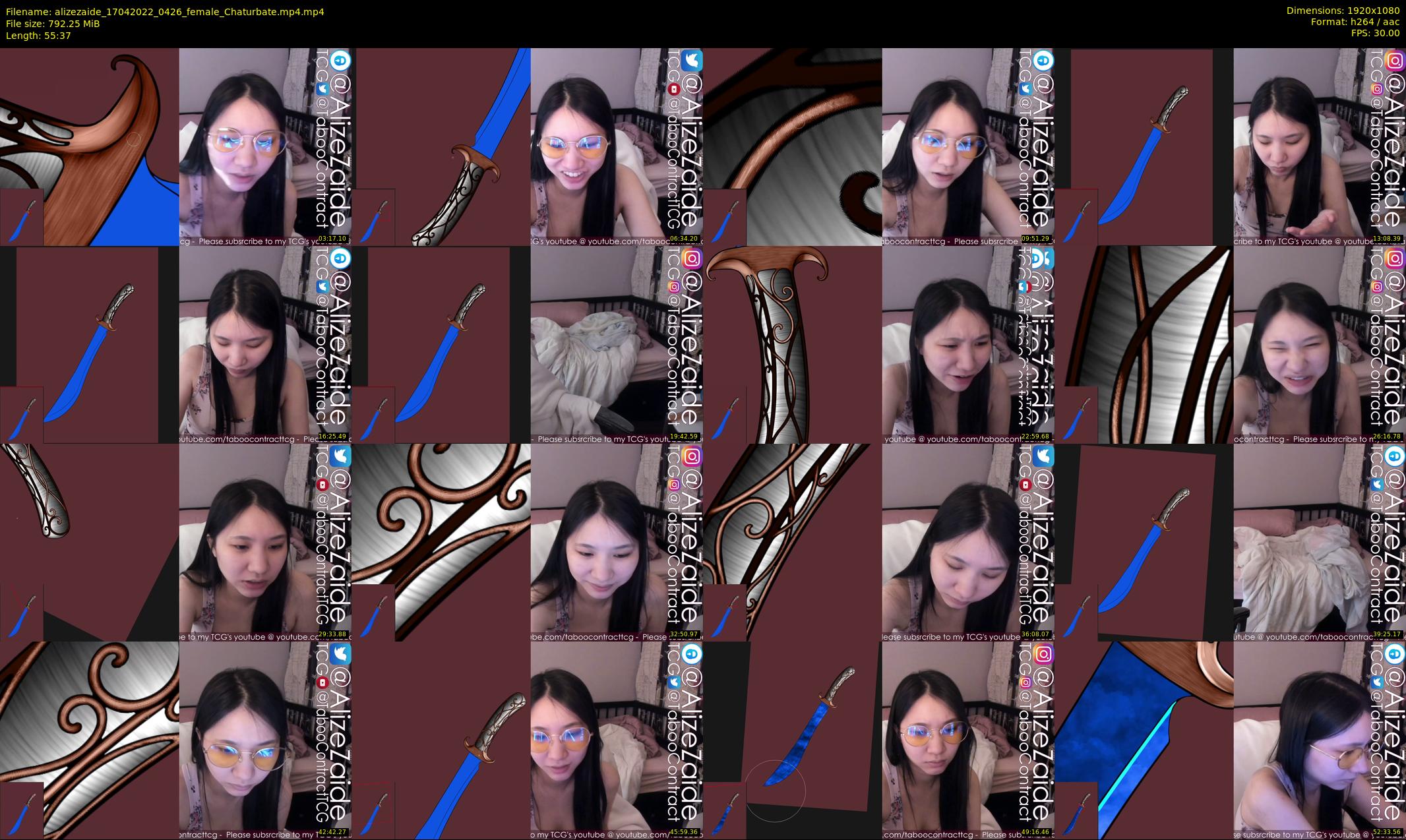 alizezaide — 56 minute Chaturbate female cam show recording, 1080p, Apr 17, 2022