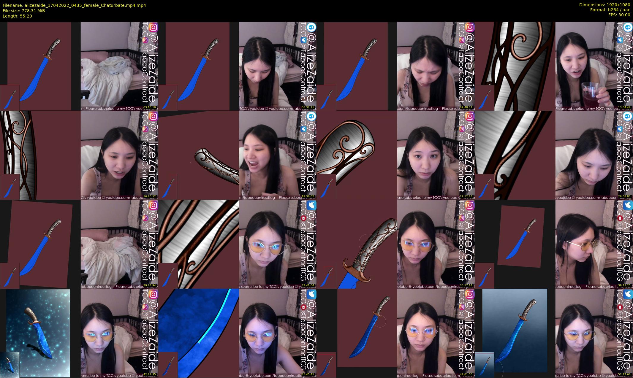 alizezaide — 56 minute Chaturbate female cam show recording, 1080p, Apr 17, 2022
