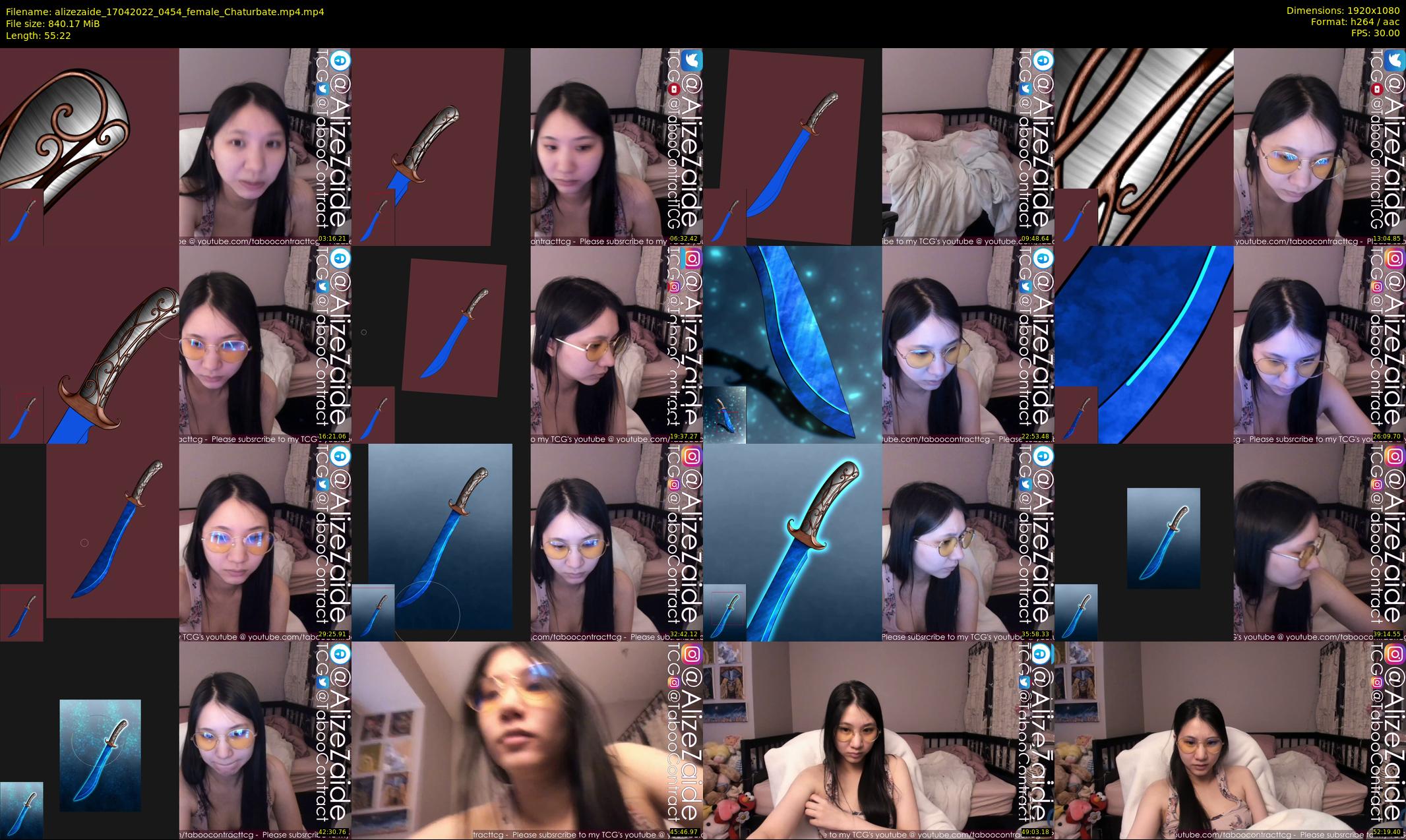 alizezaide — 56 minute Chaturbate female cam show recording, 1080p, Apr 17, 2022
