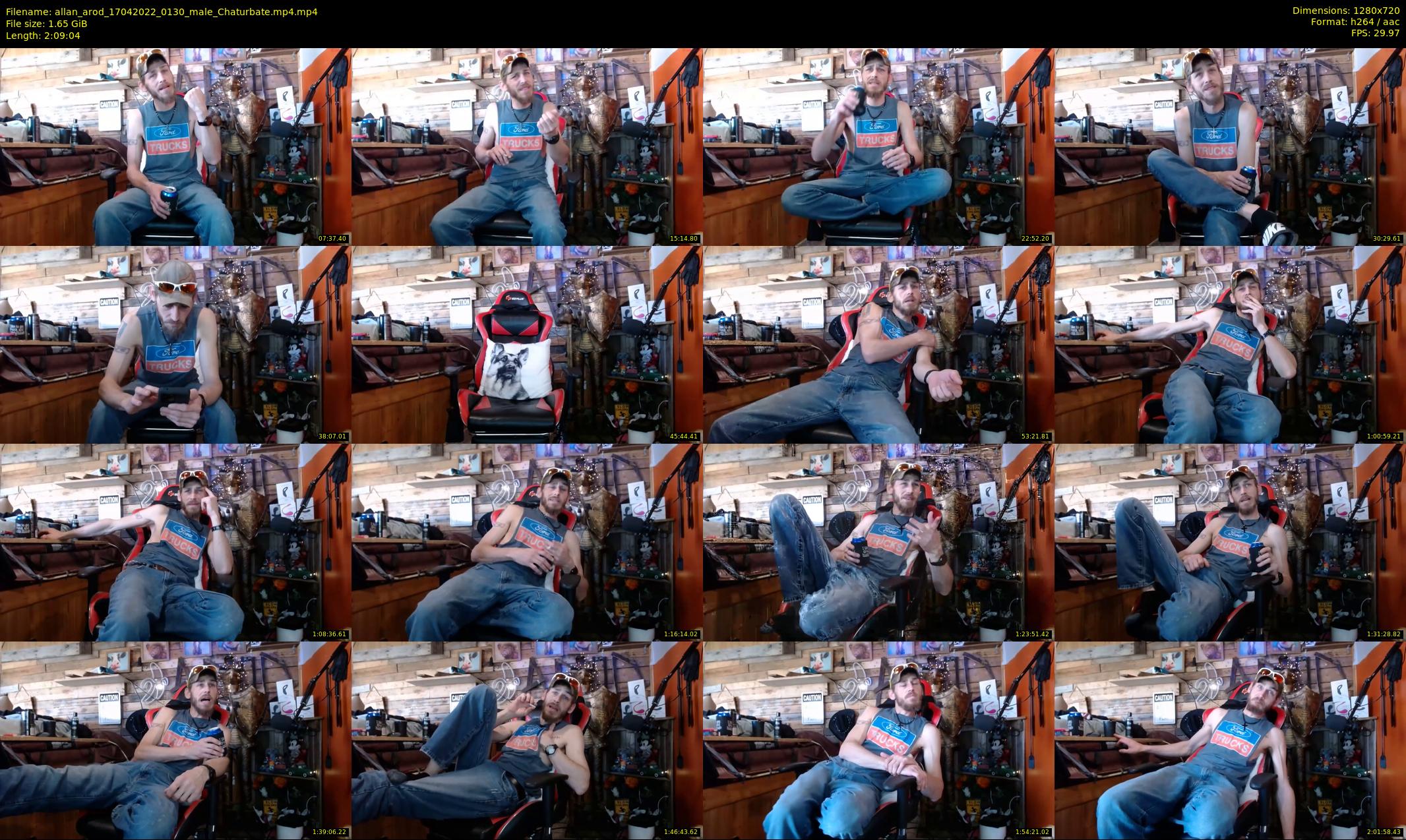 allan_arod — 130 minute Chaturbate male cam show recording, 720p, Apr 17, 2022