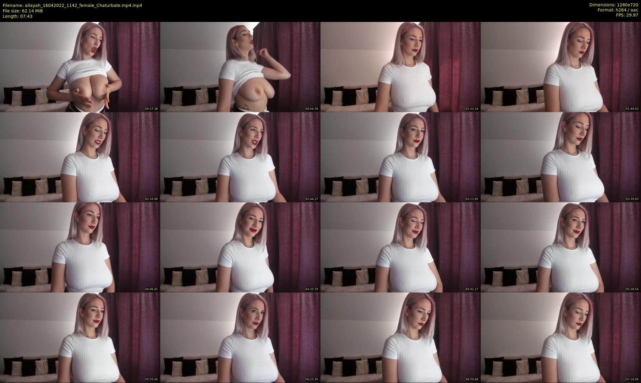 allayah — 8 minute Chaturbate female cam show recording, 720p, Apr 16, 2022