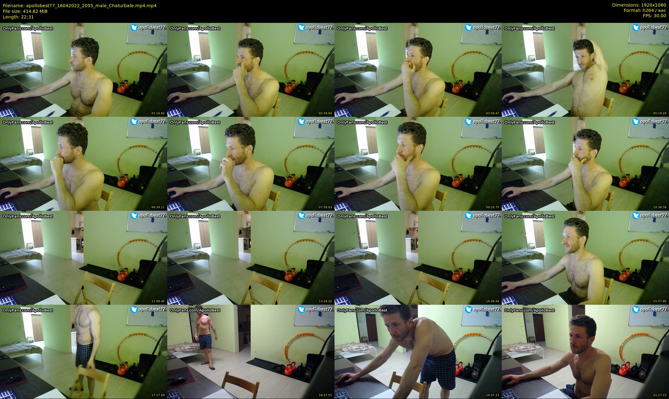 apollobest77 — 23 minute Chaturbate male cam show recording, 1080p, Apr 16, 2022