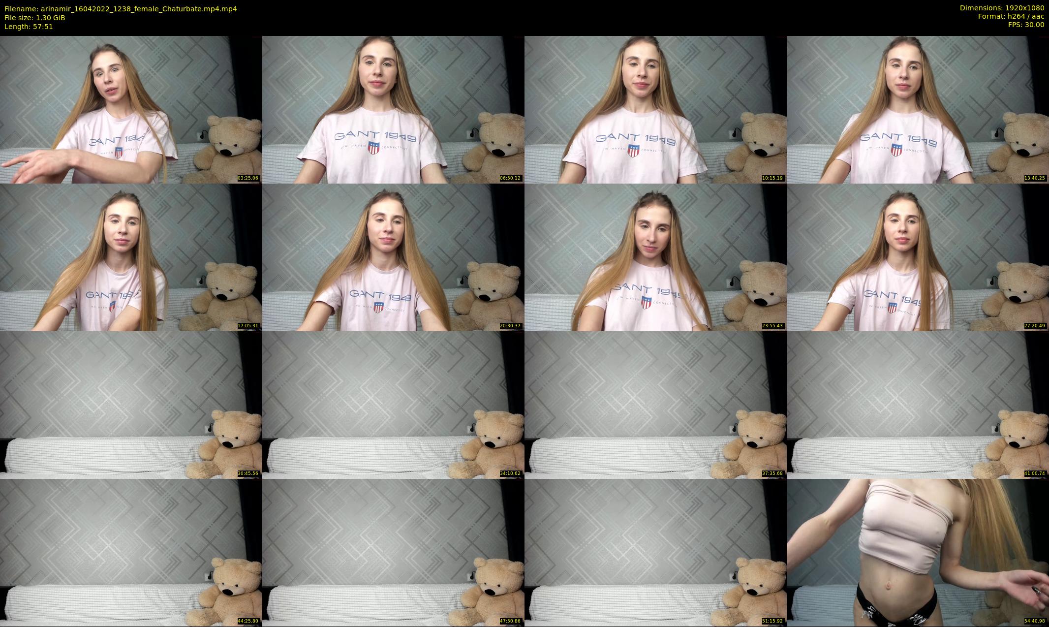 arinamir — 58 minute Chaturbate female cam show recording, 1080p, Apr 16, 2022