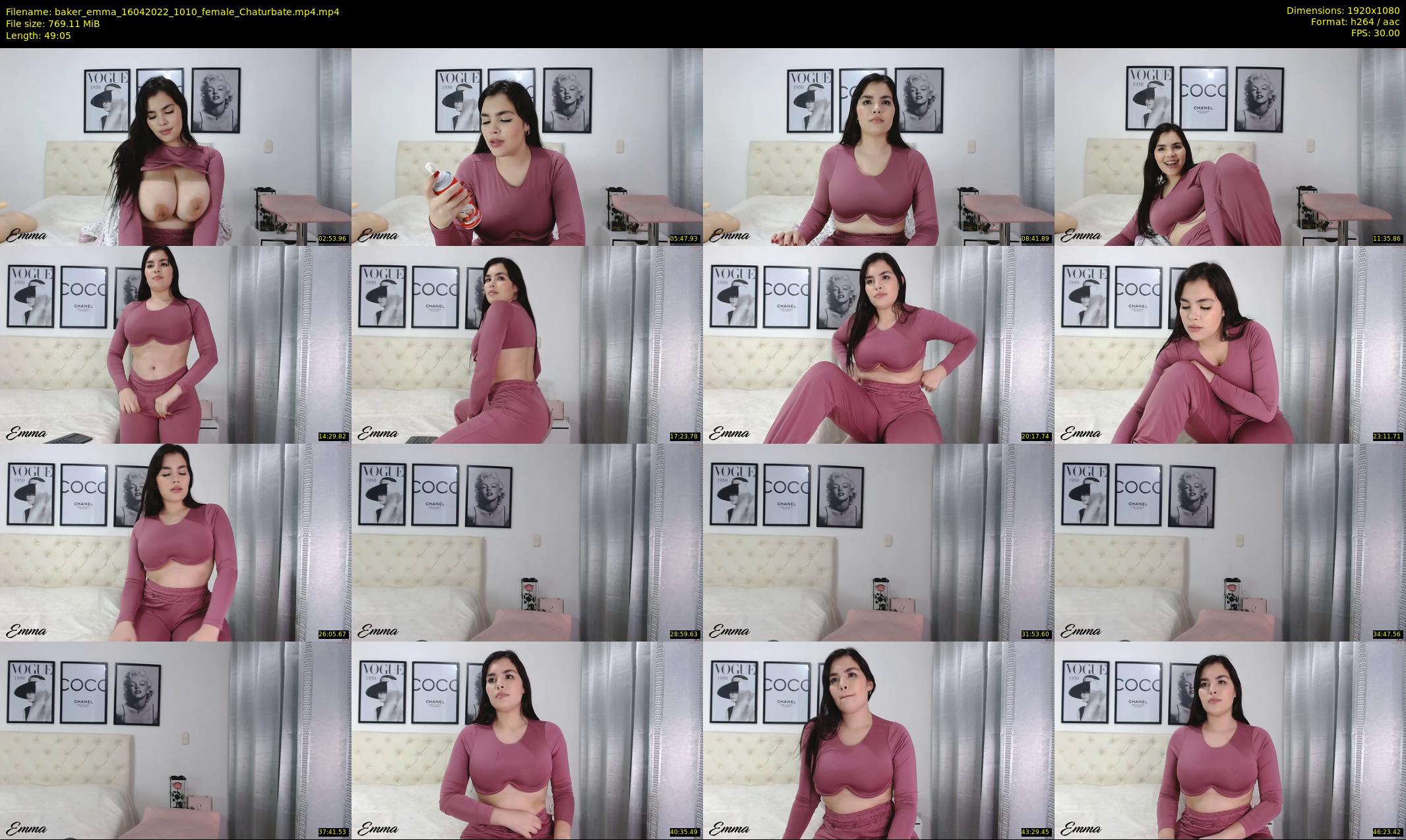 baker_emma — 50 minute Chaturbate female cam show recording, 1080p, Apr 16, 2022