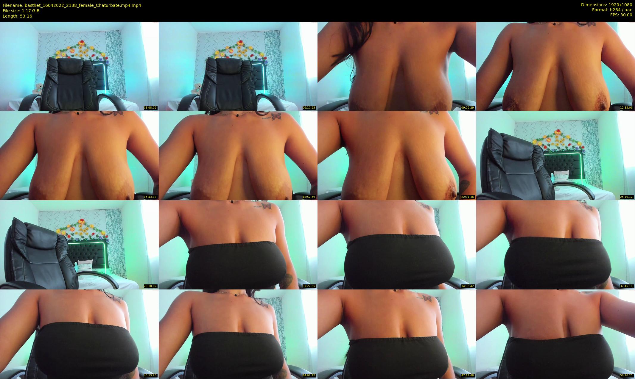 basthet — 54 minute Chaturbate female cam show recording, 1080p, Apr 16, 2022