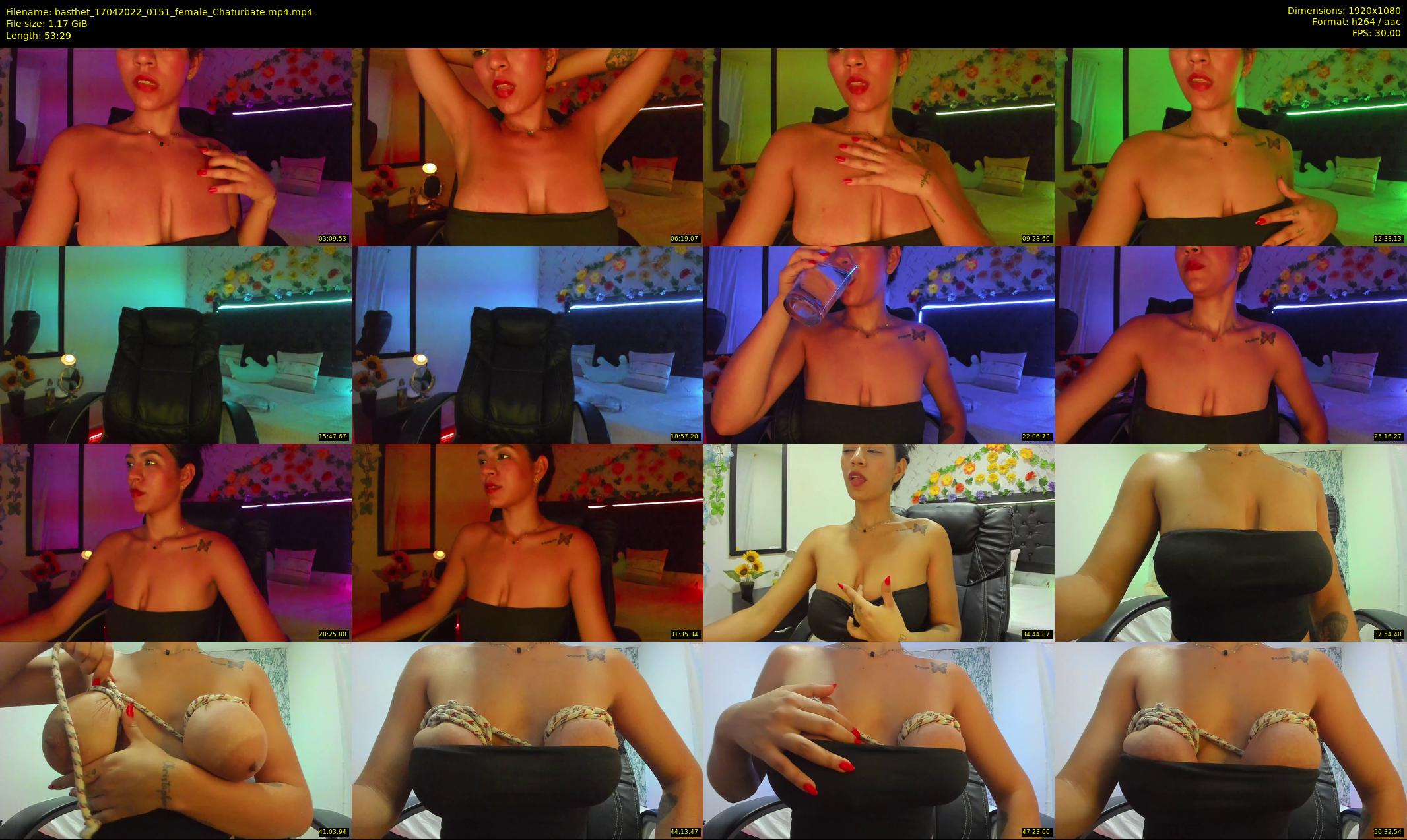 basthet — 54 minute Chaturbate female cam show recording, 1080p, Apr 17, 2022
