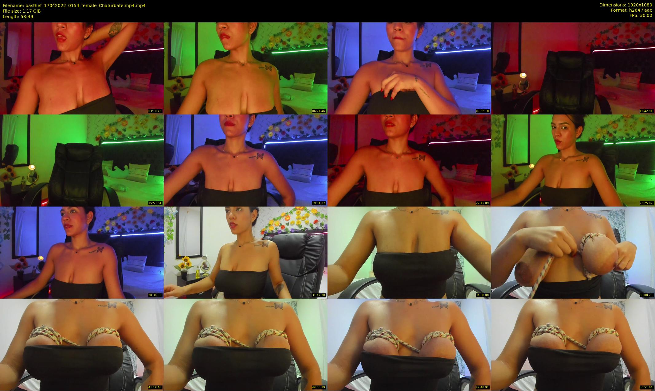 basthet — 54 minute Chaturbate female cam show recording, 1080p, Apr 17, 2022