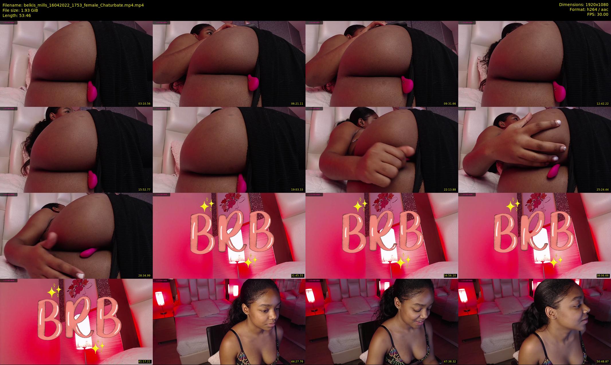 belkis_mills — 54 minute Chaturbate female cam show recording, 1080p, Apr 16, 2022