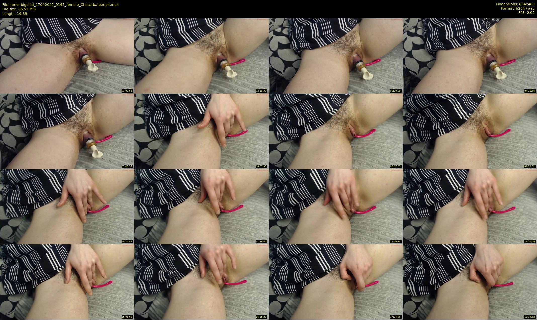 bigclitti — 20 minute Chaturbate female cam show recording, 480p, Apr 17, 2022