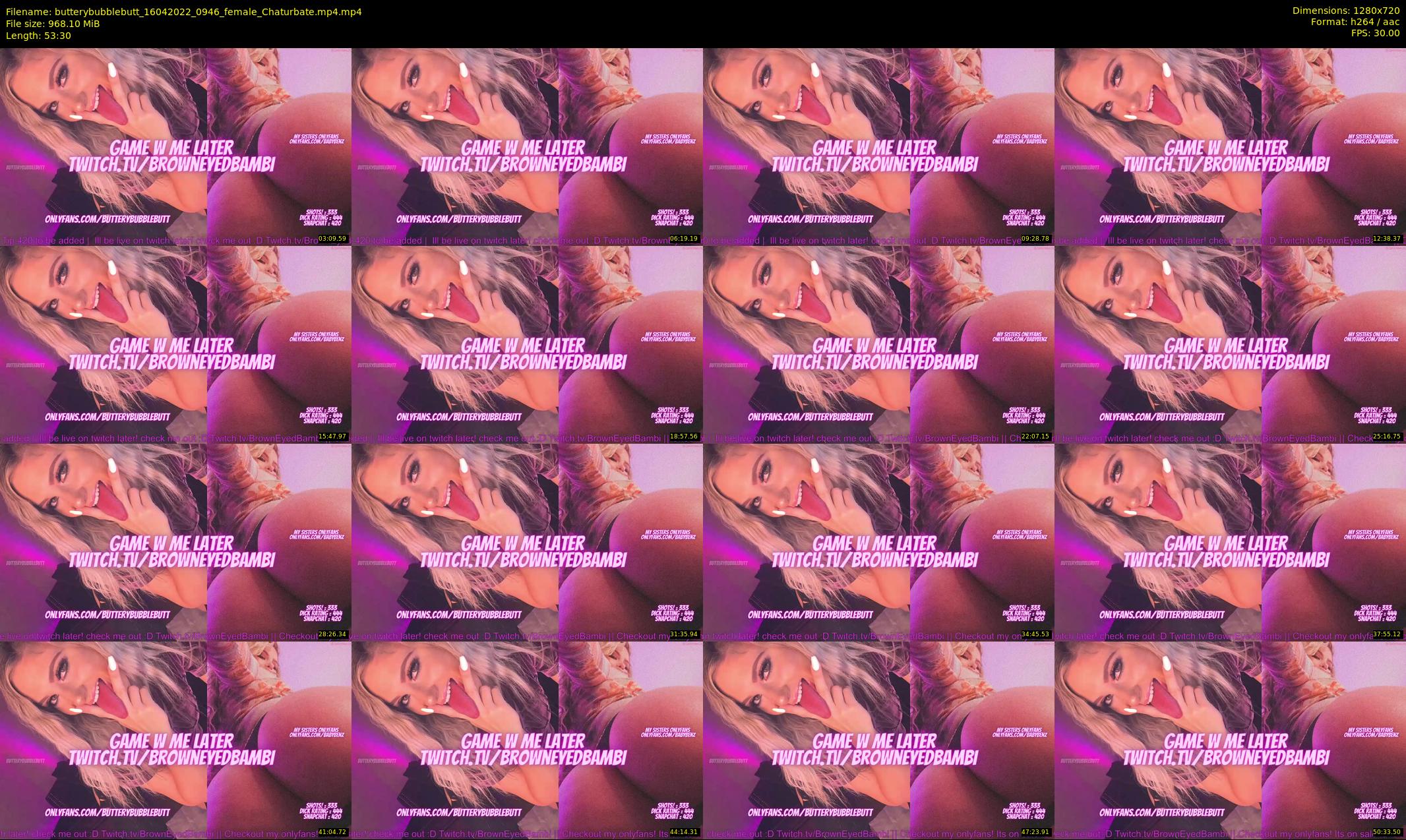 butterybubblebutt — 54 minute Chaturbate couple cam show recording, 720p, Apr 16, 2022