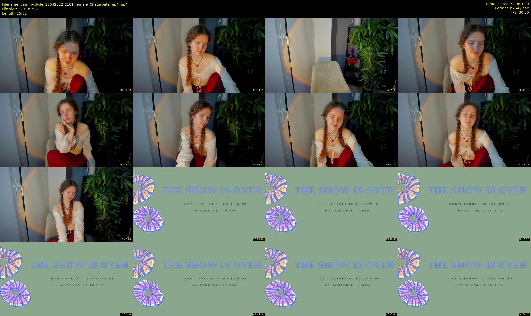 cammyclyde — 26 minute Chaturbate female cam show recording, 1080p, Apr 16, 2022