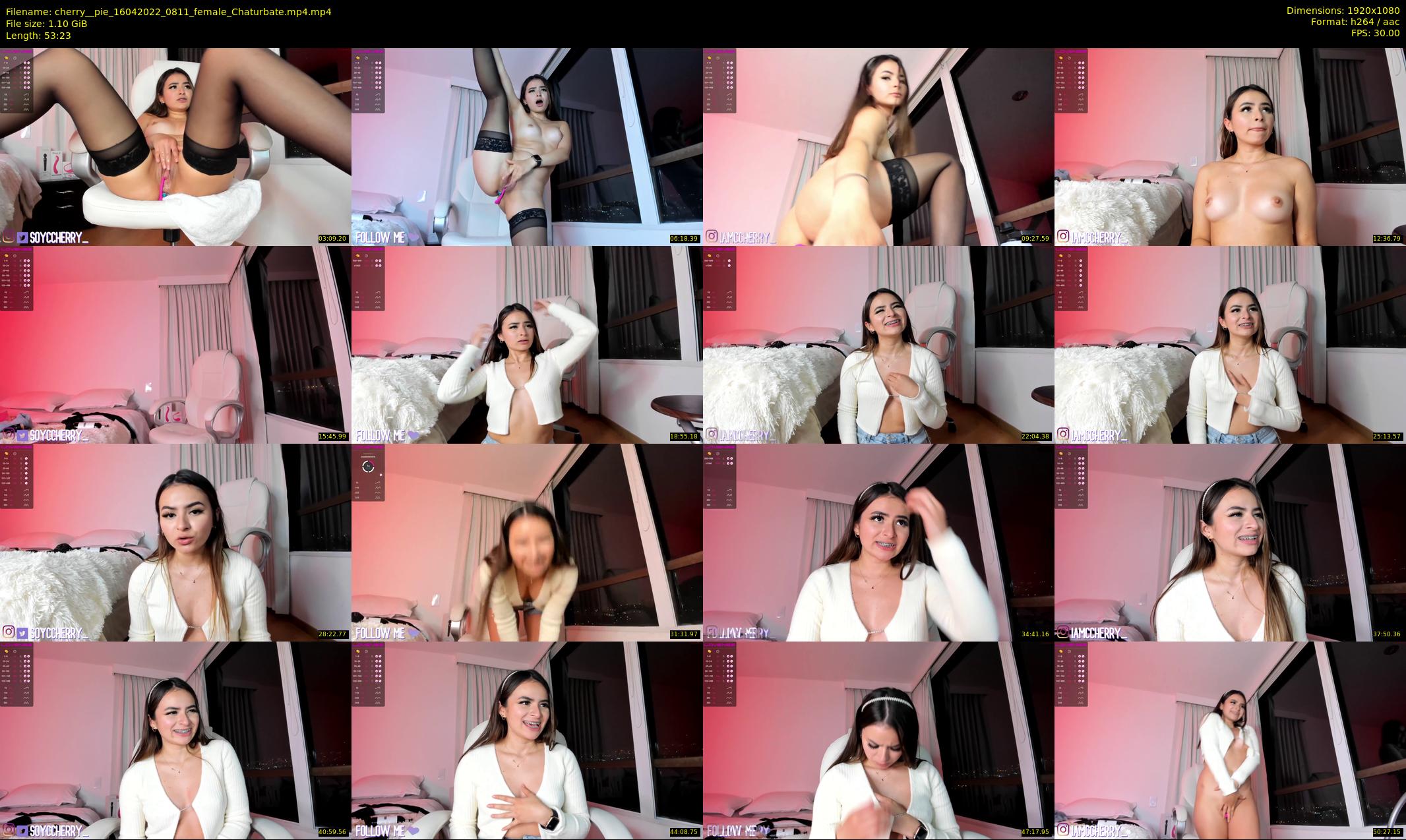 cherry__pie — 54 minute Chaturbate female cam show recording, 1080p, Apr 16, 2022