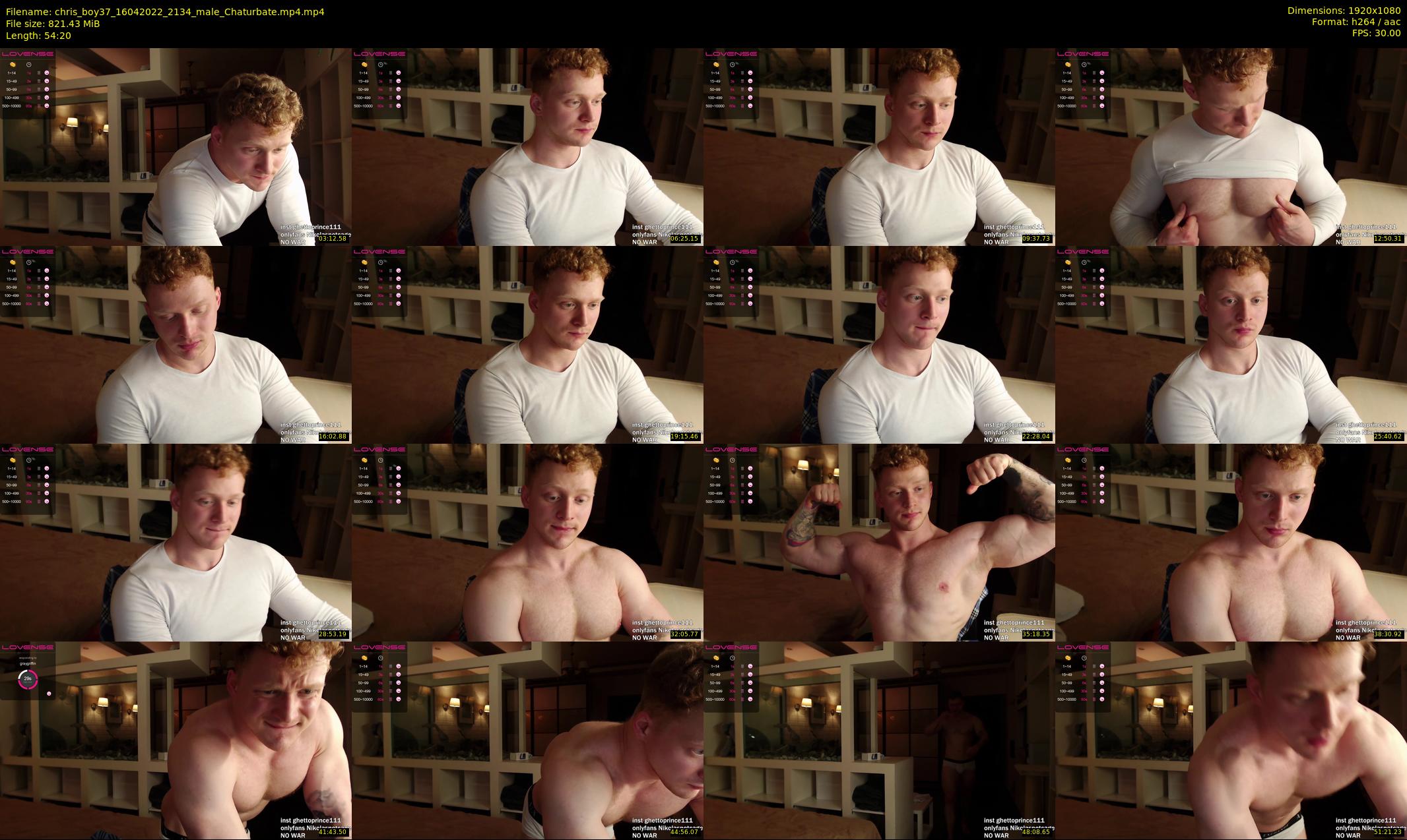 chris_boy37 — 55 minute Chaturbate male cam show recording, 1080p, Apr 16, 2022