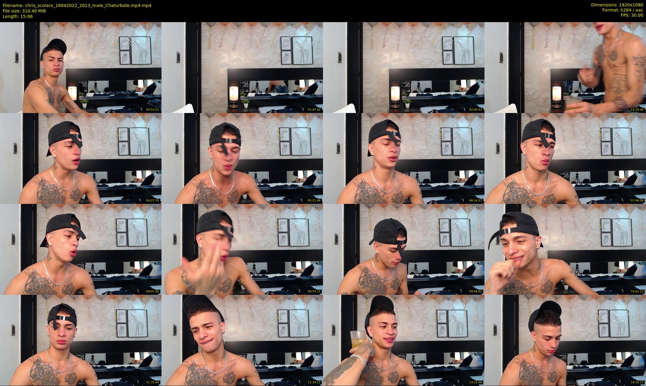 chris_scolaro — 16 minute Chaturbate male cam show recording, 1080p, Apr 16, 2022