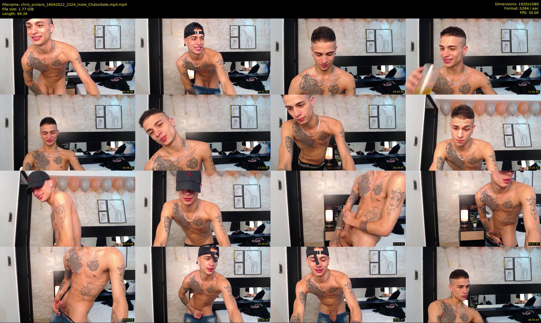 chris_scolaro — 50 minute Chaturbate male cam show recording, 1080p, Apr 16, 2022