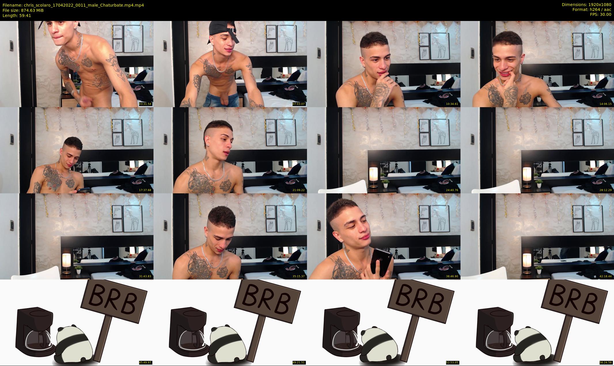 chris_scolaro — 60 minute Chaturbate male cam show recording, 1080p, Apr 17, 2022