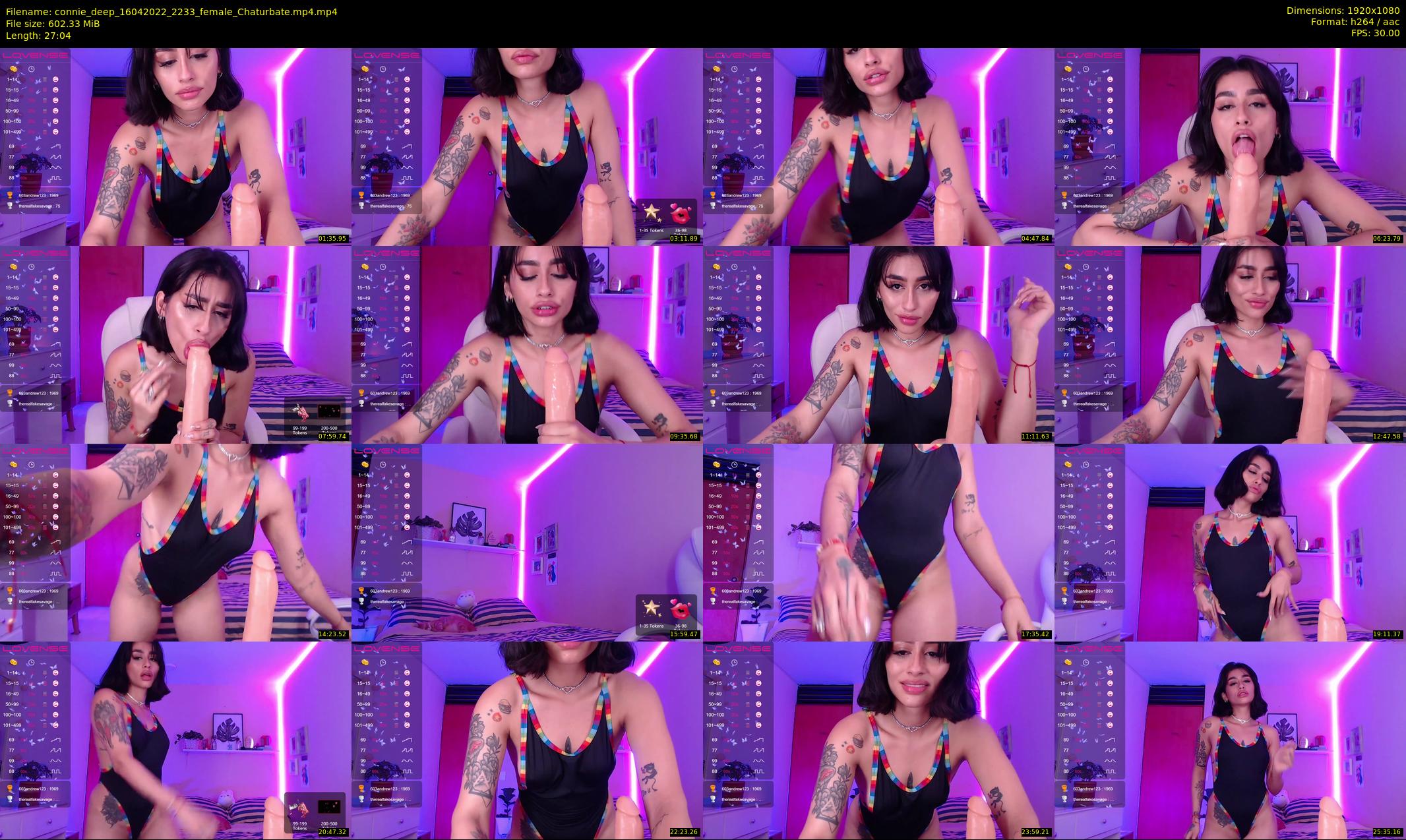 connie_deep — 28 minute Chaturbate female cam show recording, 1080p, Apr 16, 2022
