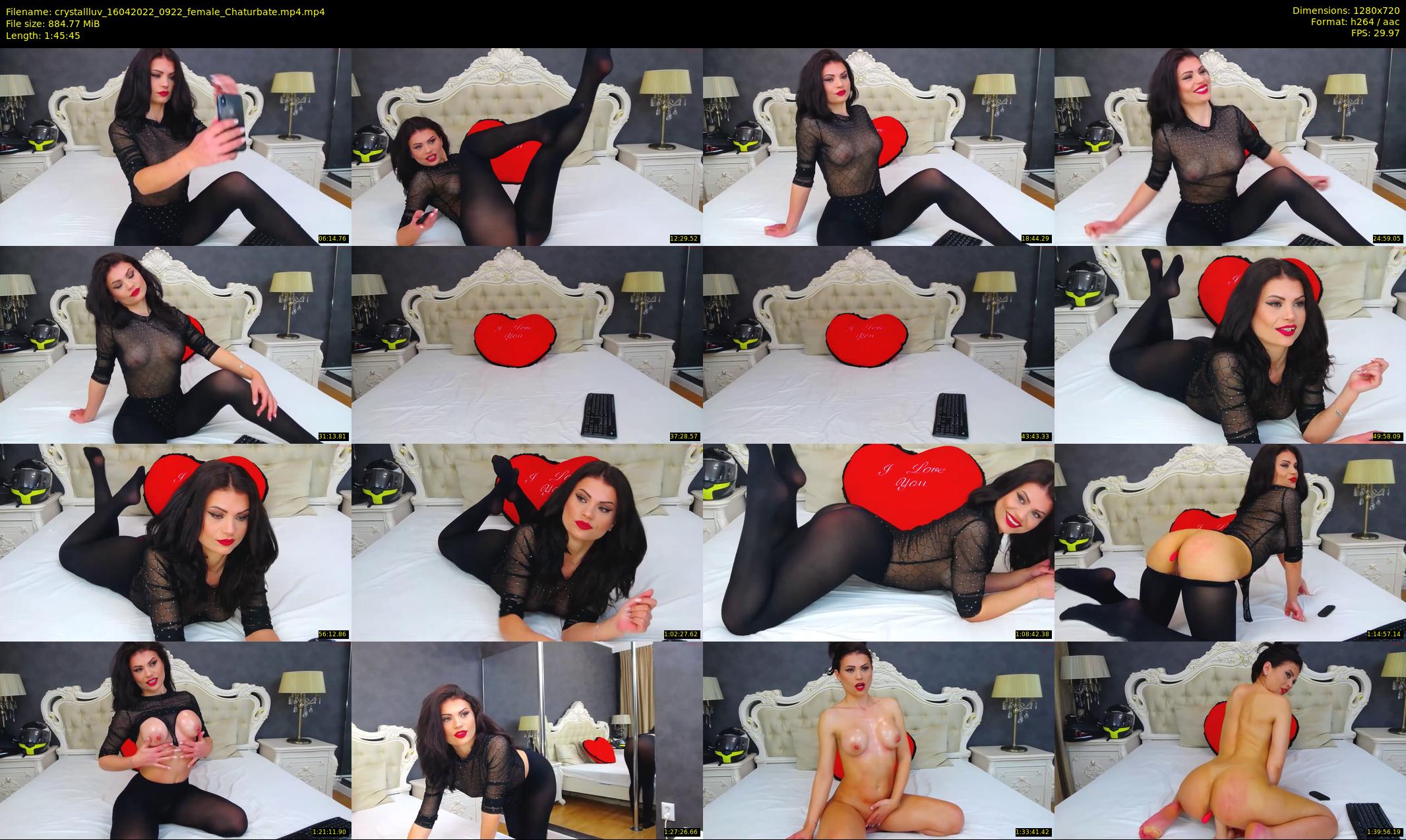 crystallluv — 106 minute Chaturbate female cam show recording, 720p, Apr 16, 2022