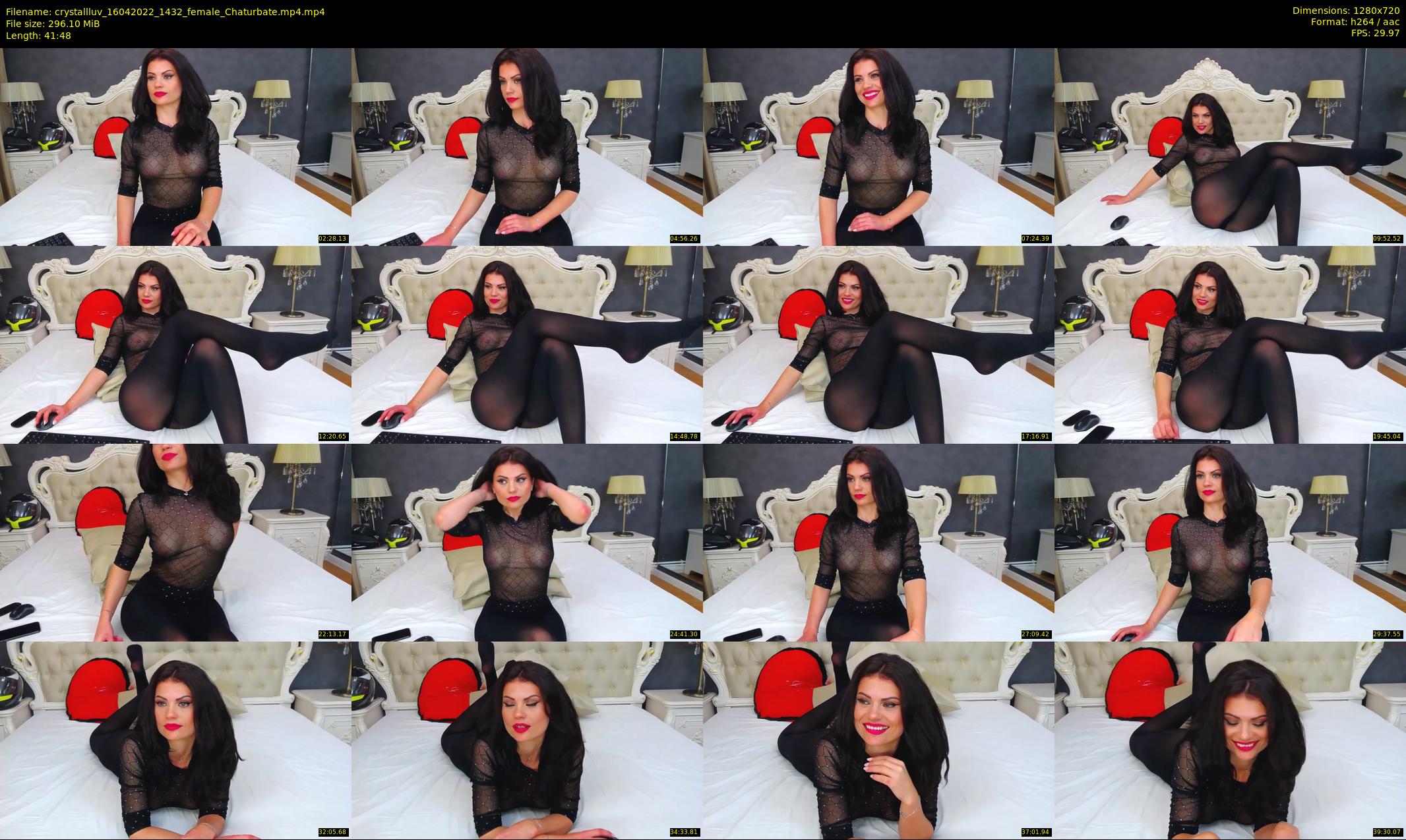 crystallluv — 42 minute Chaturbate female cam show recording, 720p, Apr 16, 2022