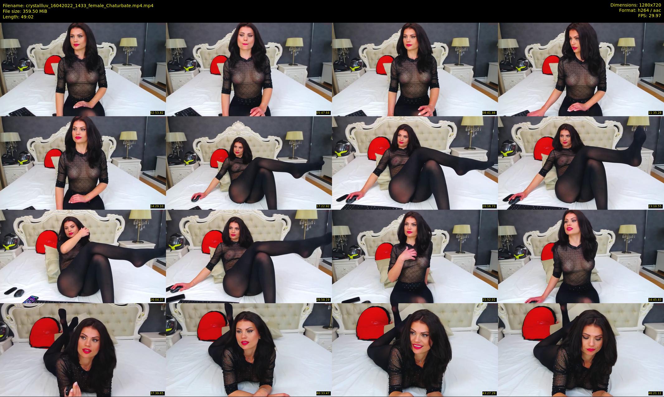 crystallluv — 50 minute Chaturbate female cam show recording, 720p, Apr 16, 2022