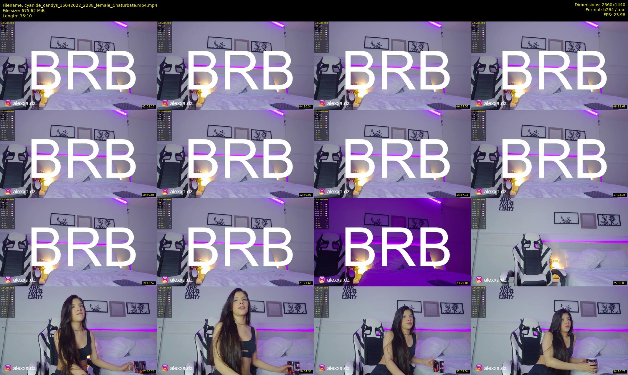 cyanide_candys — 37 minute Chaturbate female cam show recording, 1080p, Apr 16, 2022