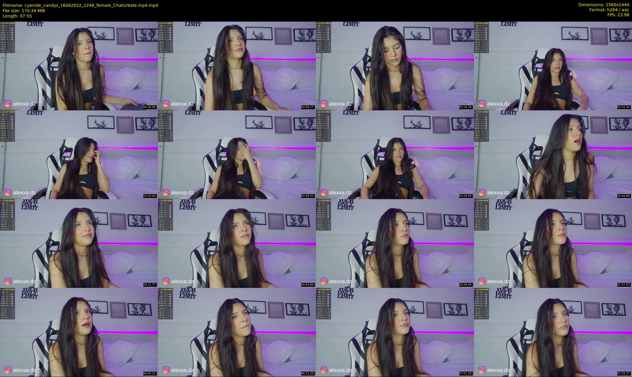 cyanide_candys — 8 minute Chaturbate female cam show recording, 1080p, Apr 16, 2022