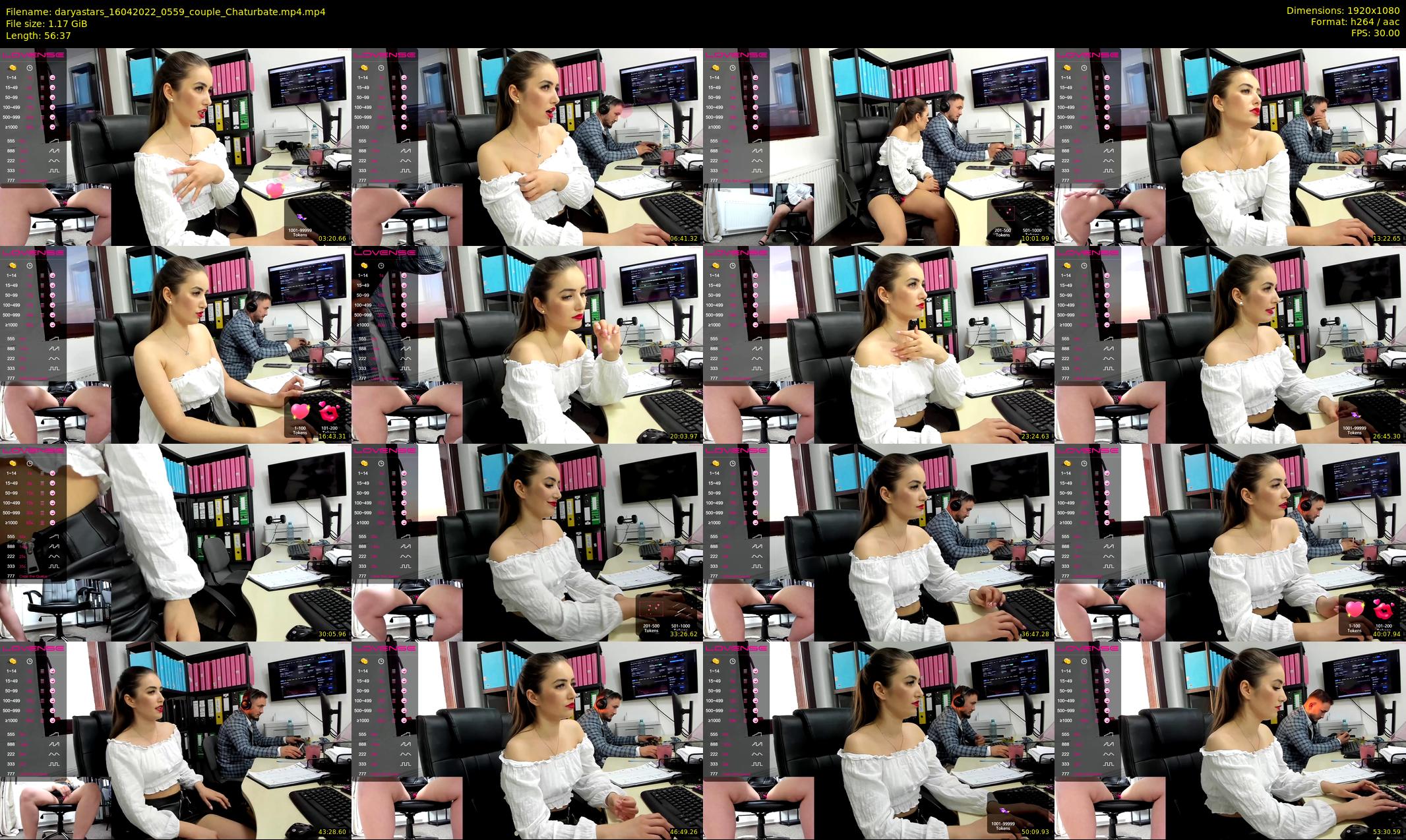 daryastars — 57 minute Chaturbate couple cam show recording, 1080p, Apr 16, 2022