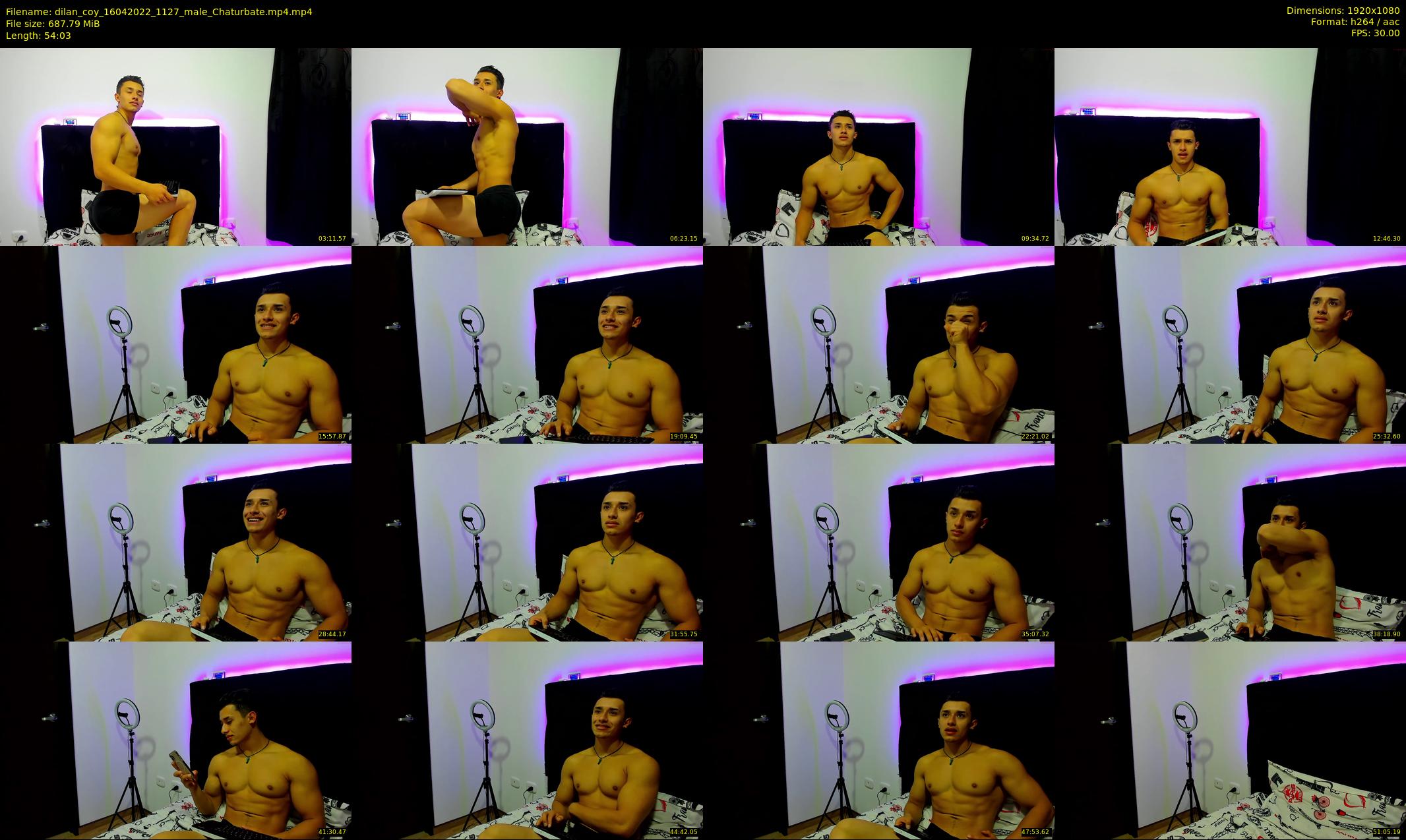 dilan_coy — 55 minute Chaturbate male cam show recording, 1080p, Apr 16, 2022