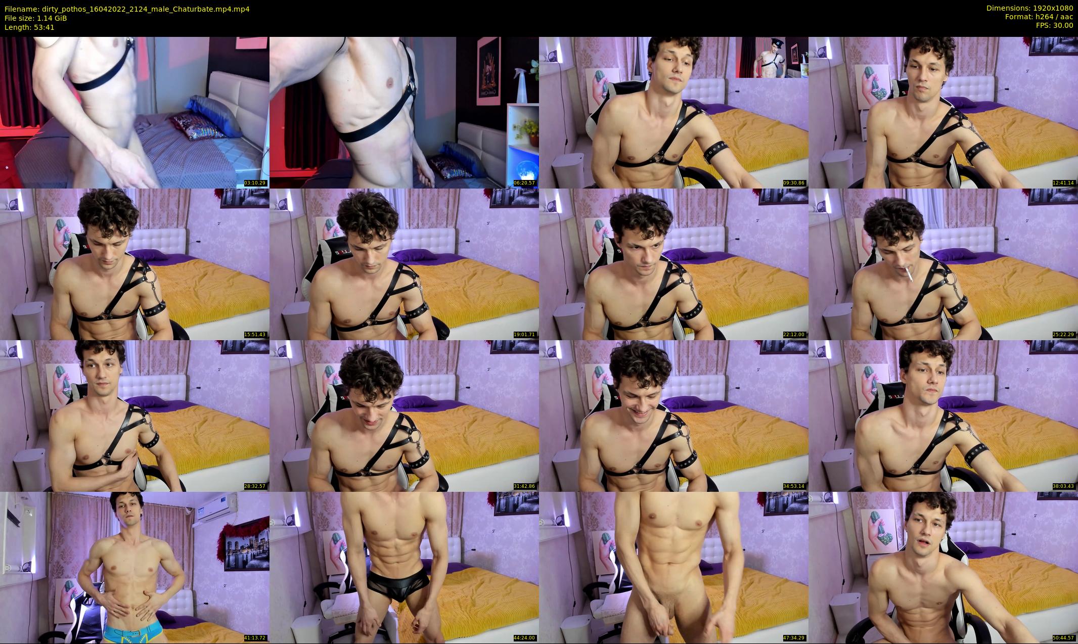 dirty_pothos — 54 minute Chaturbate male cam show recording, 1080p, Apr 16, 2022