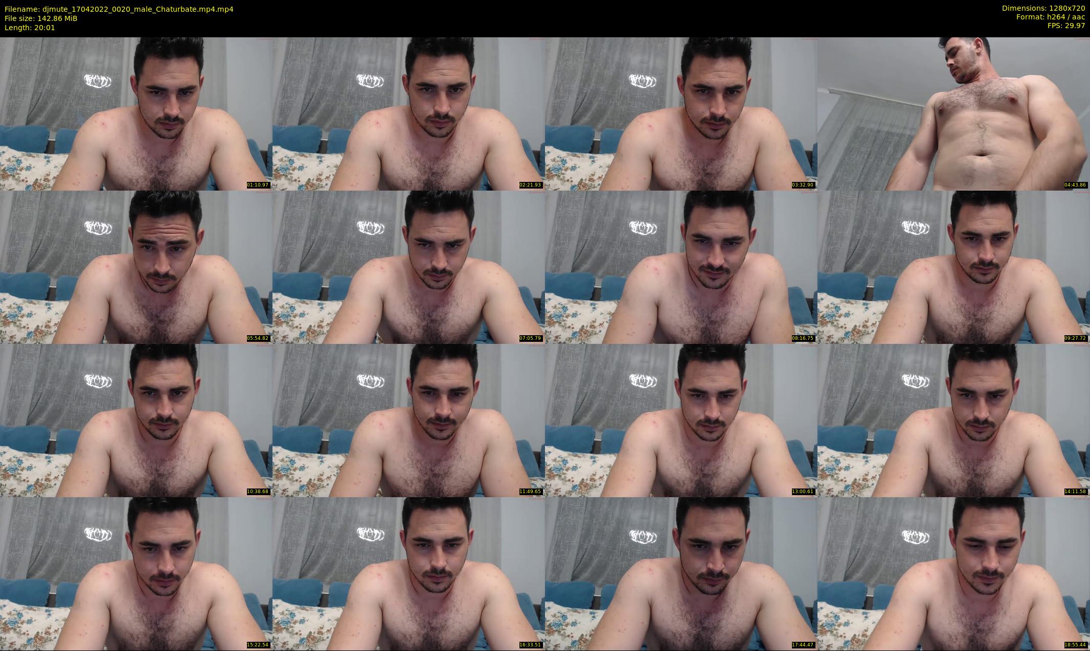 djmute — 21 minute Chaturbate male cam show recording, 720p, Apr 17, 2022