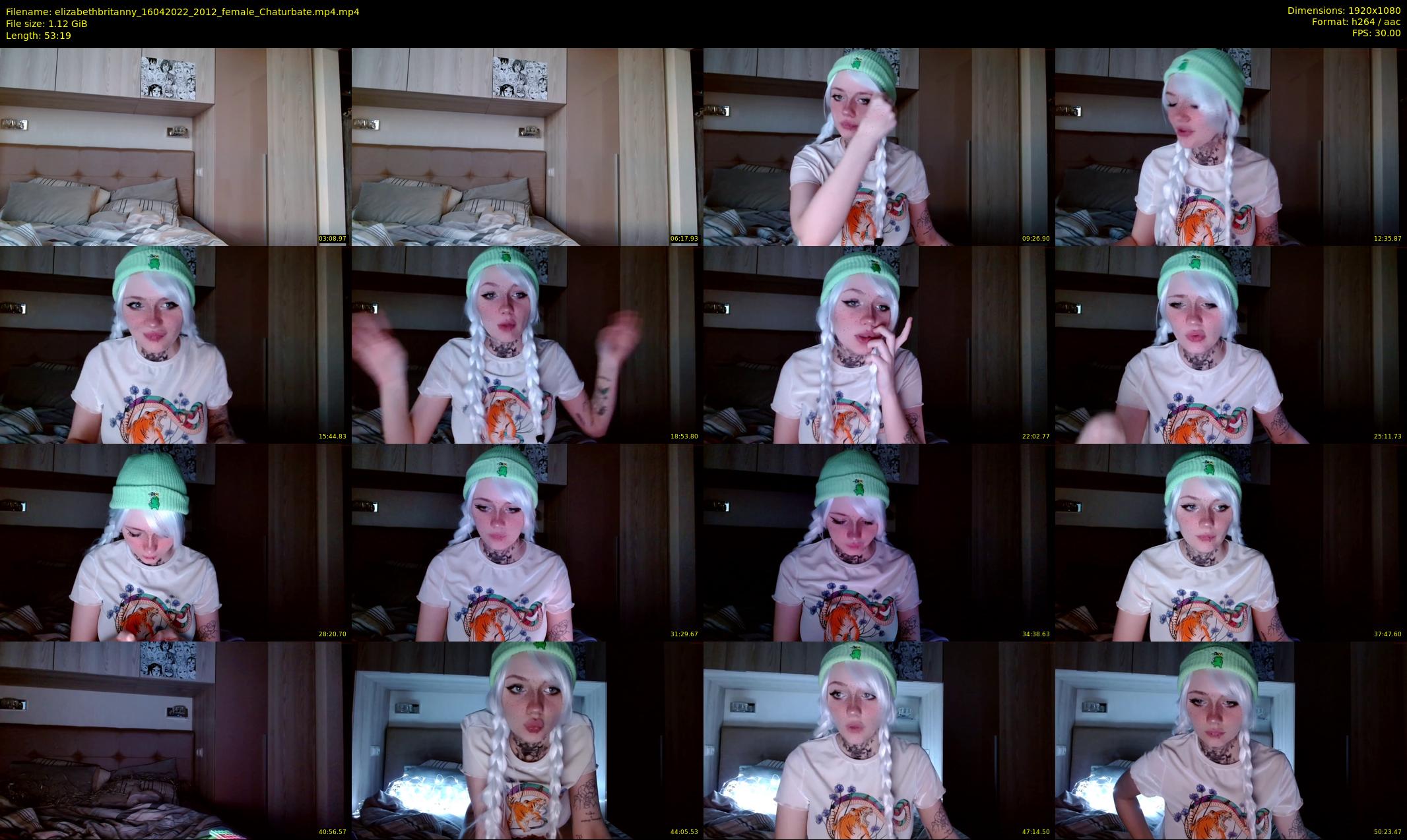 elizabethbritanny — 54 minute Chaturbate female cam show recording, 1080p, Apr 16, 2022
