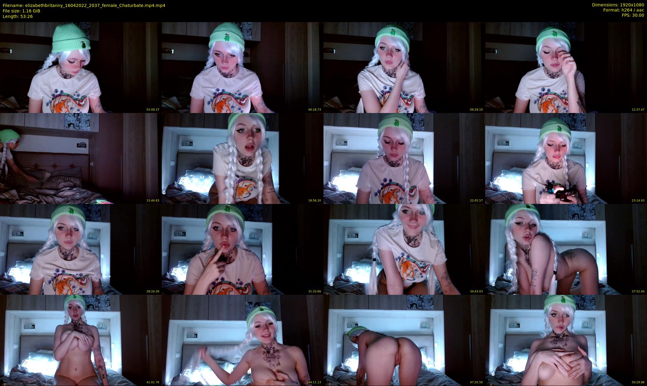 elizabethbritanny — 54 minute Chaturbate female cam show recording, 1080p, Apr 16, 2022