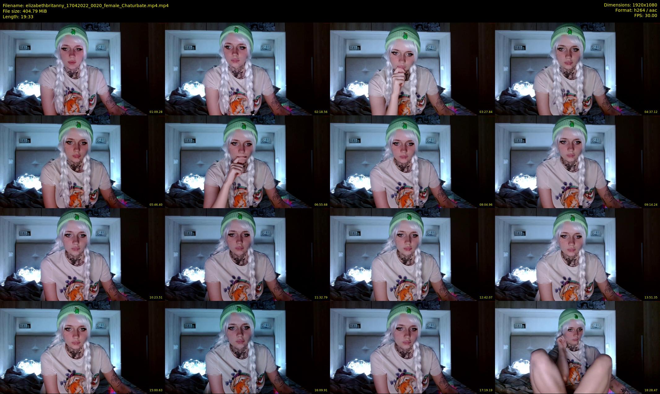 elizabethbritanny — 20 minute Chaturbate female cam show recording, 1080p, Apr 17, 2022