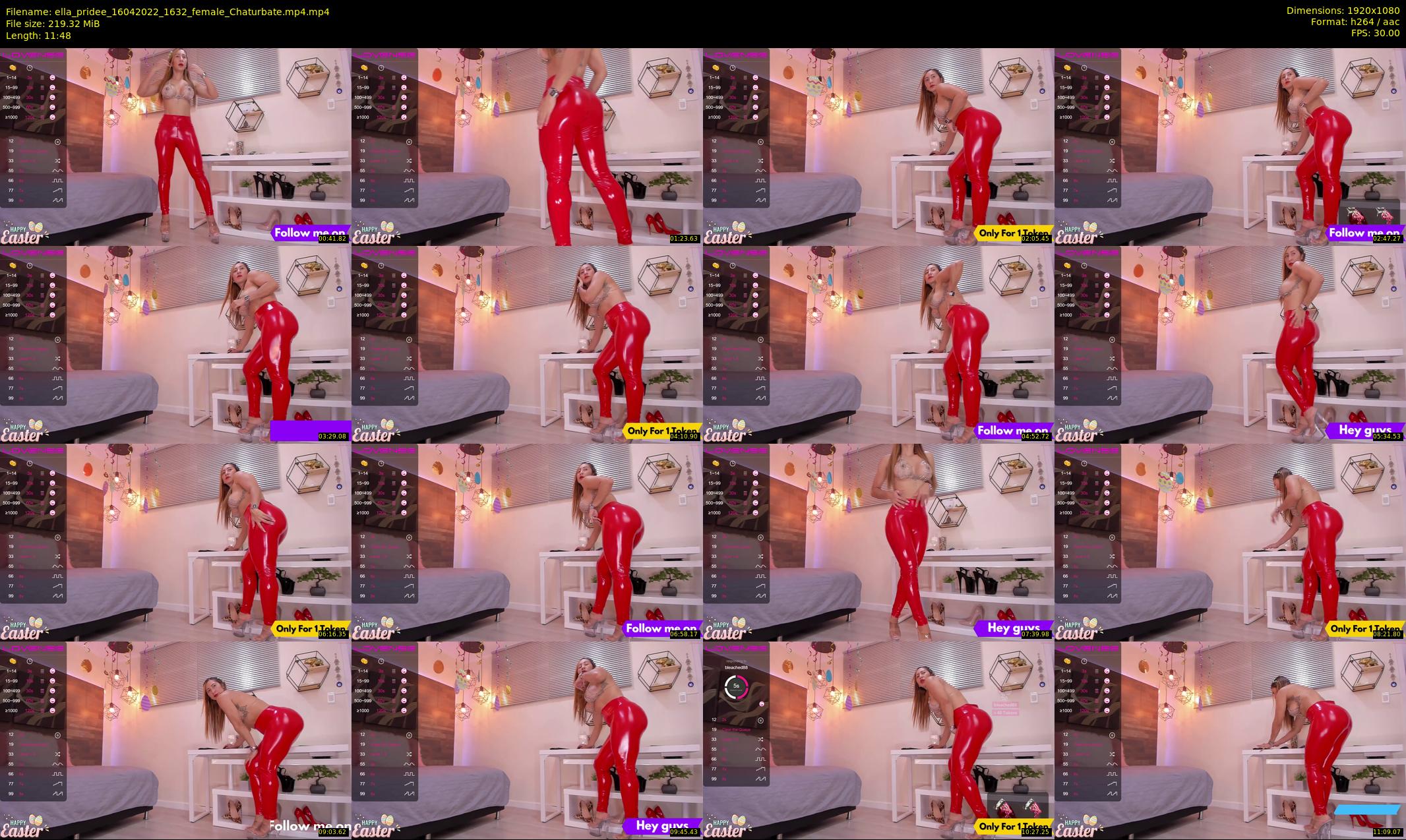 ella_pridee — 12 minute Chaturbate female cam show recording, 1080p, Apr 16, 2022
