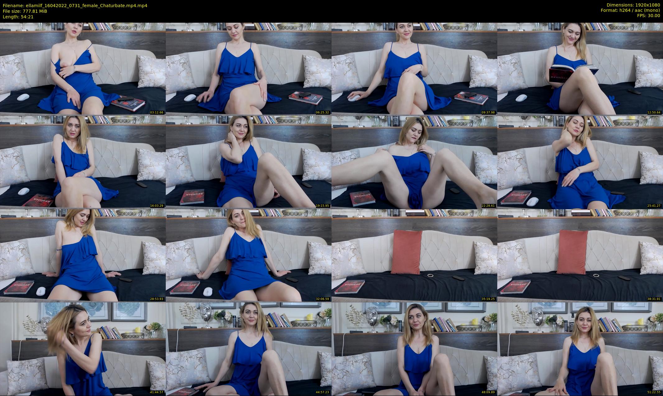 ellamilf — 55 minute Chaturbate female cam show recording, 1080p, Apr 16, 2022