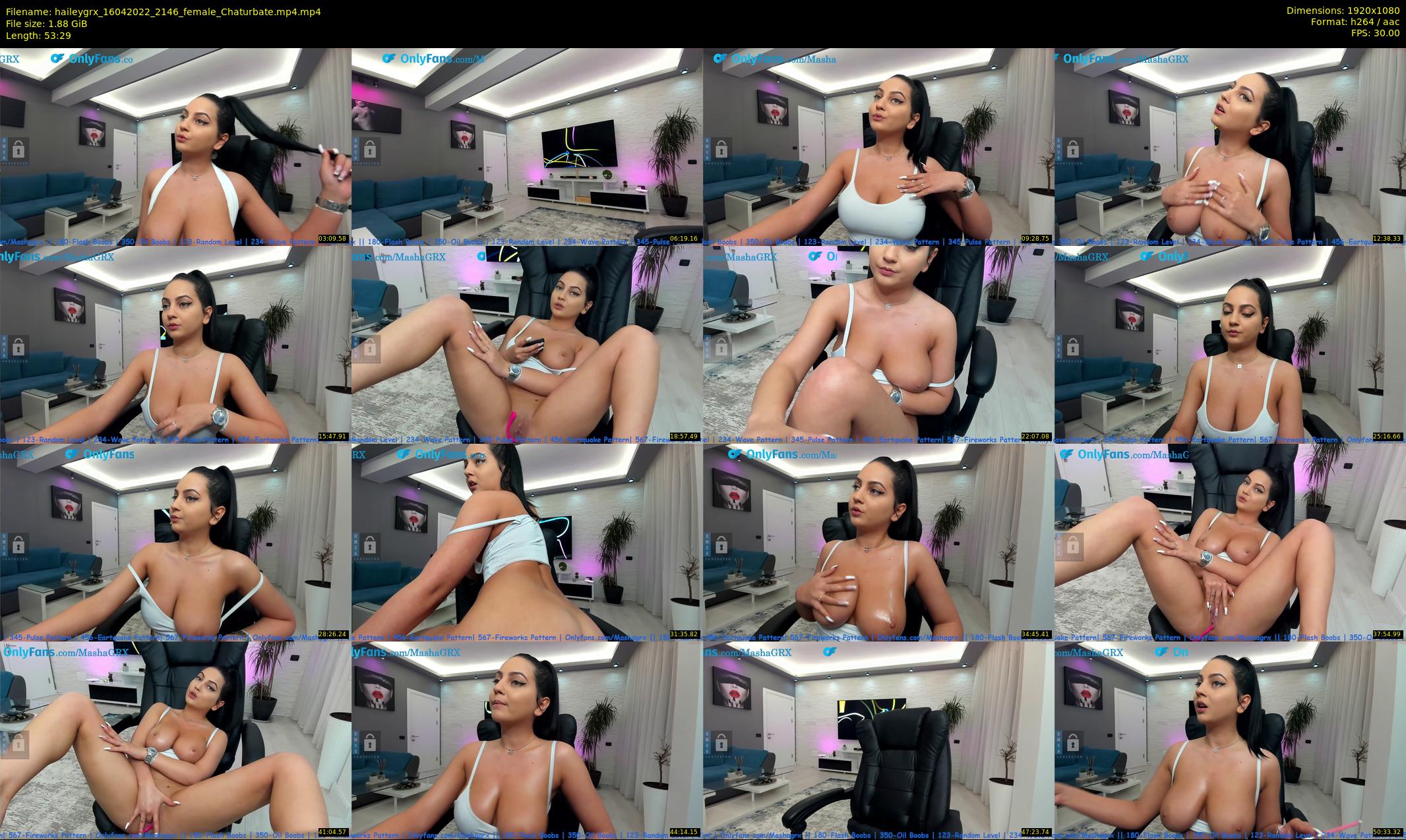 haileygrx — 54 minute Chaturbate female cam show recording, 1080p, Apr 16, 2022