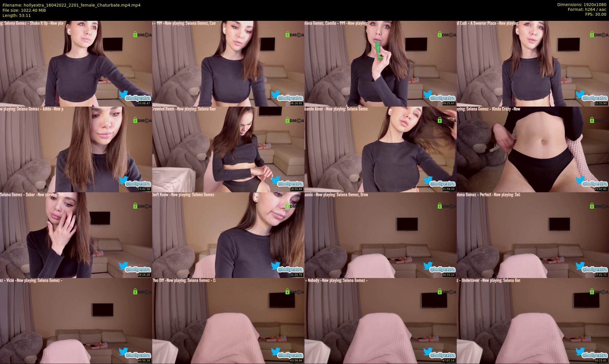hollyextra — 54 minute Chaturbate female cam show recording, 1080p, Apr 16, 2022