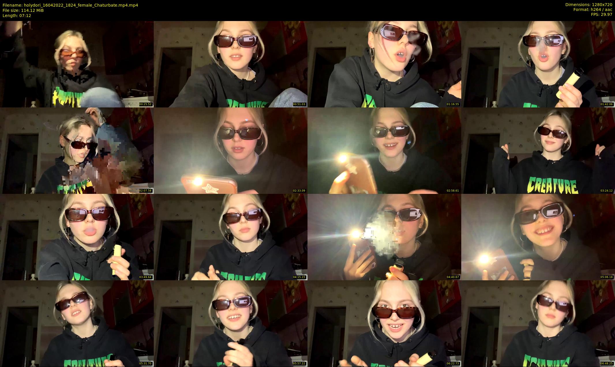 holydori — 8 minute Chaturbate female cam show recording, 720p, Apr 16, 2022