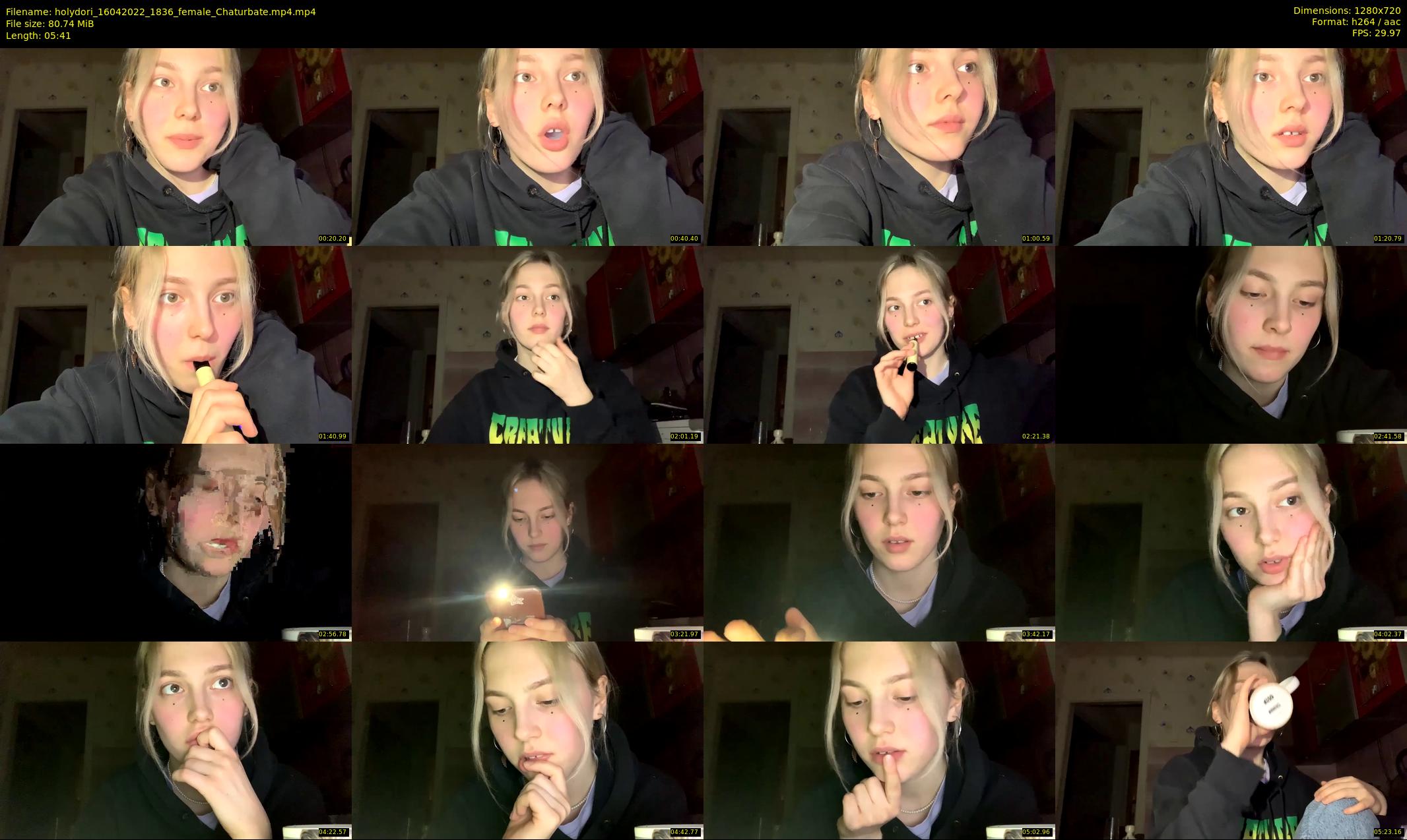 holydori — 6 minute Chaturbate female cam show recording, 720p, Apr 16, 2022