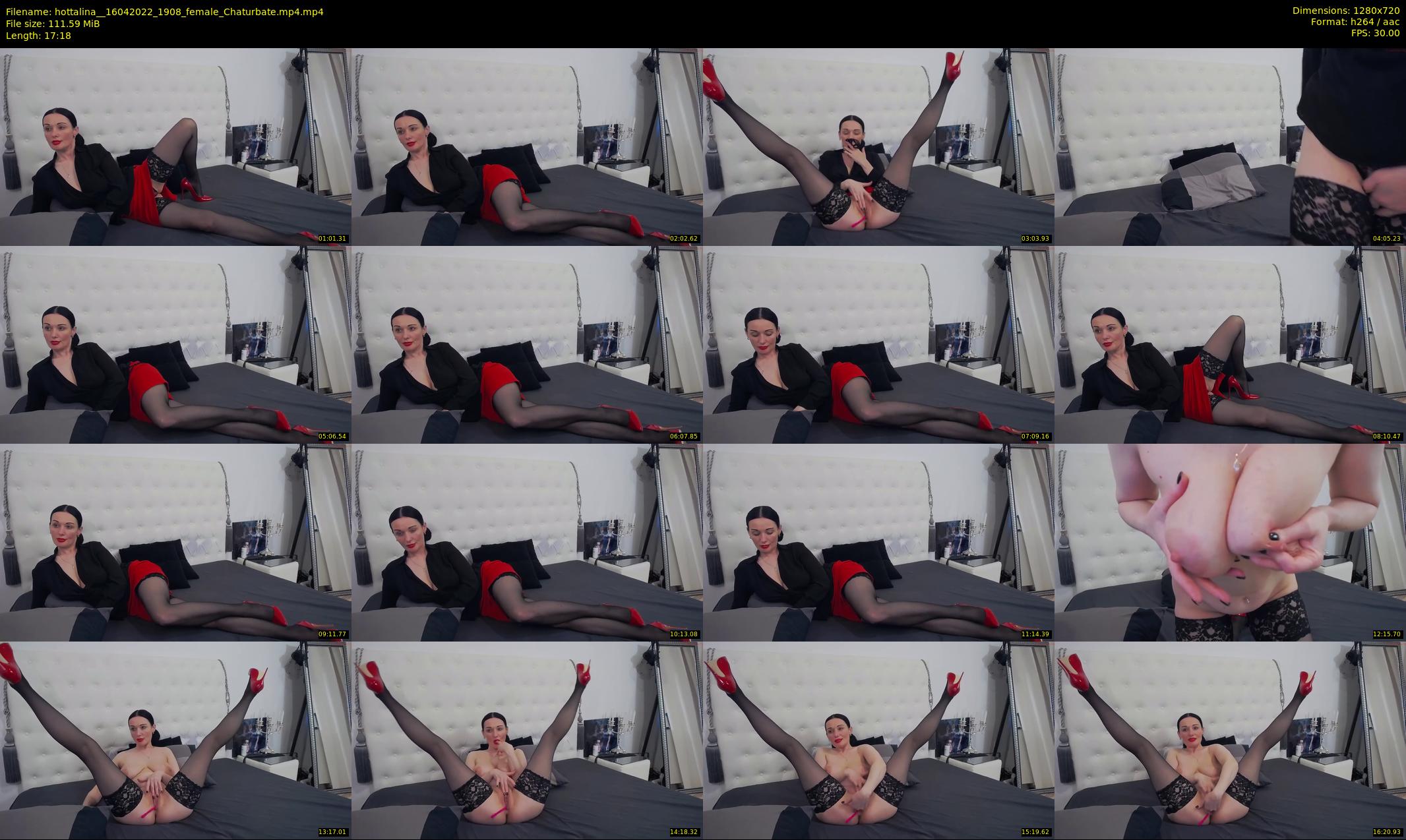 hottalina_ — 18 minute Chaturbate female cam show recording, 720p, Apr 16, 2022