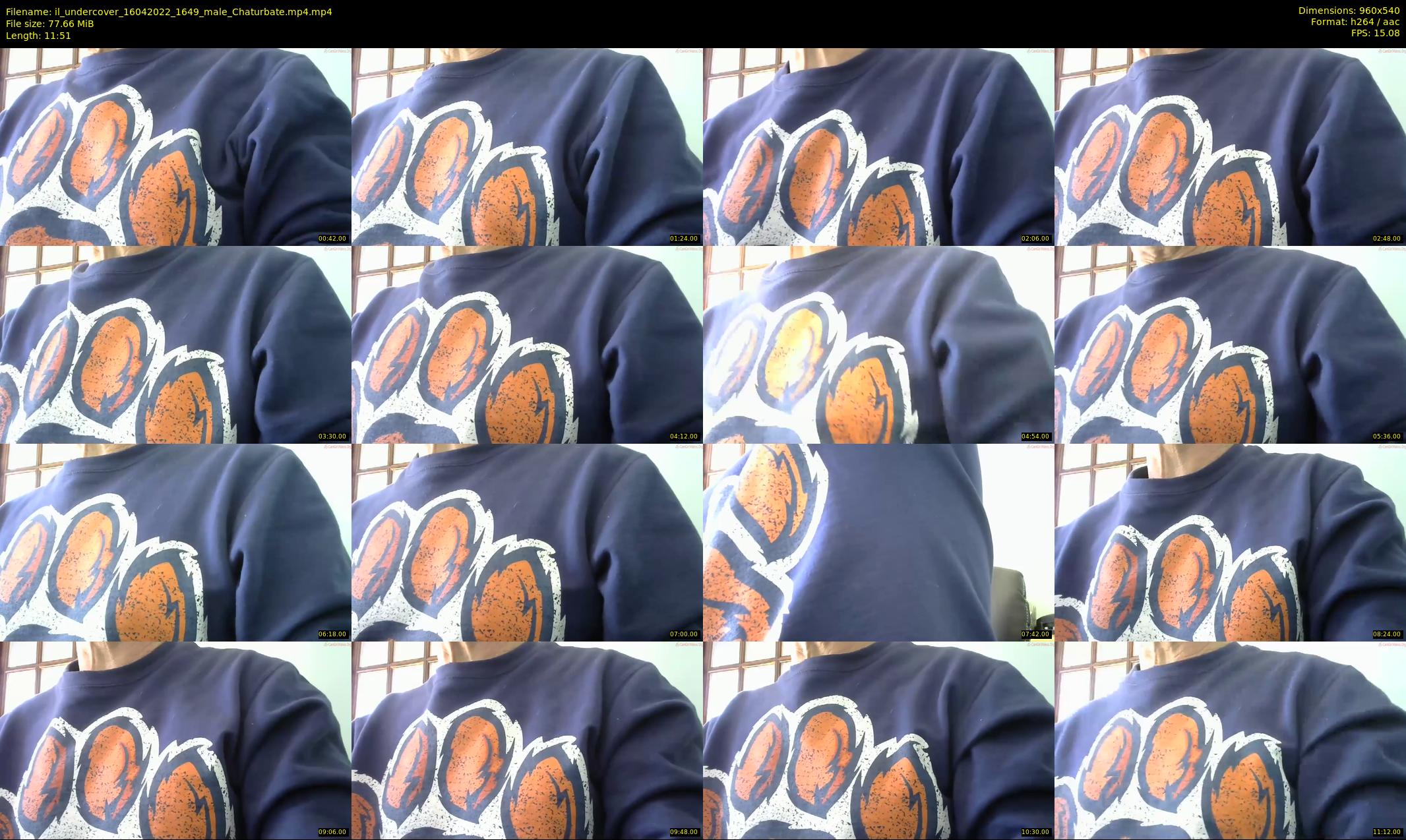 il_undercover — 12 minute Chaturbate male cam show recording, 480p, Apr 16, 2022
