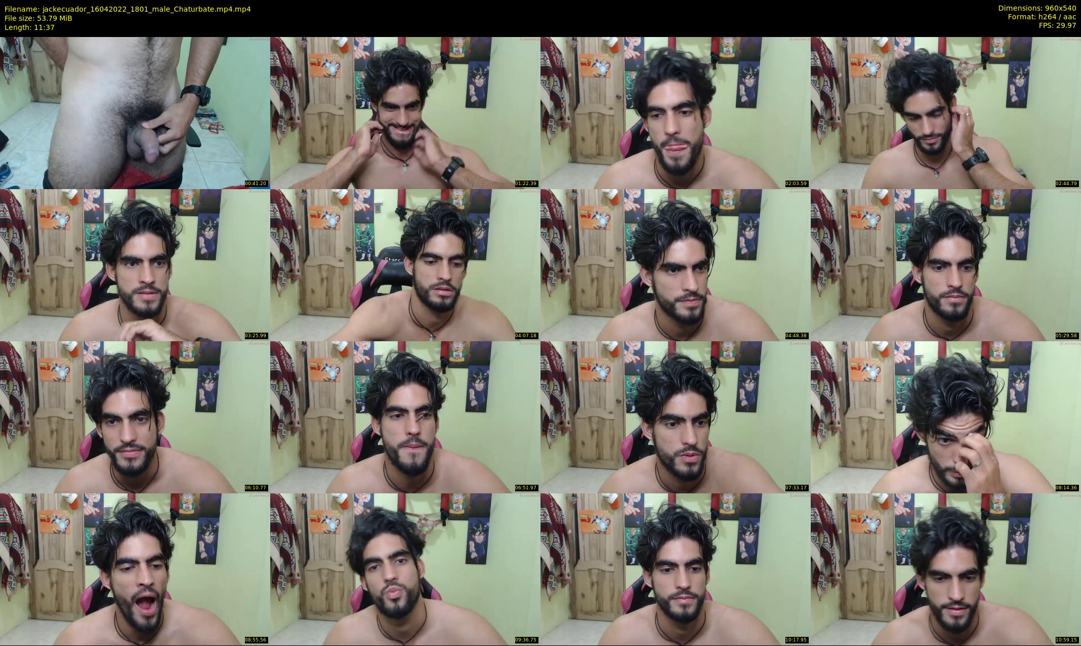 jackecuador — 12 minute Chaturbate male cam show recording, 480p, Apr 16, 2022
