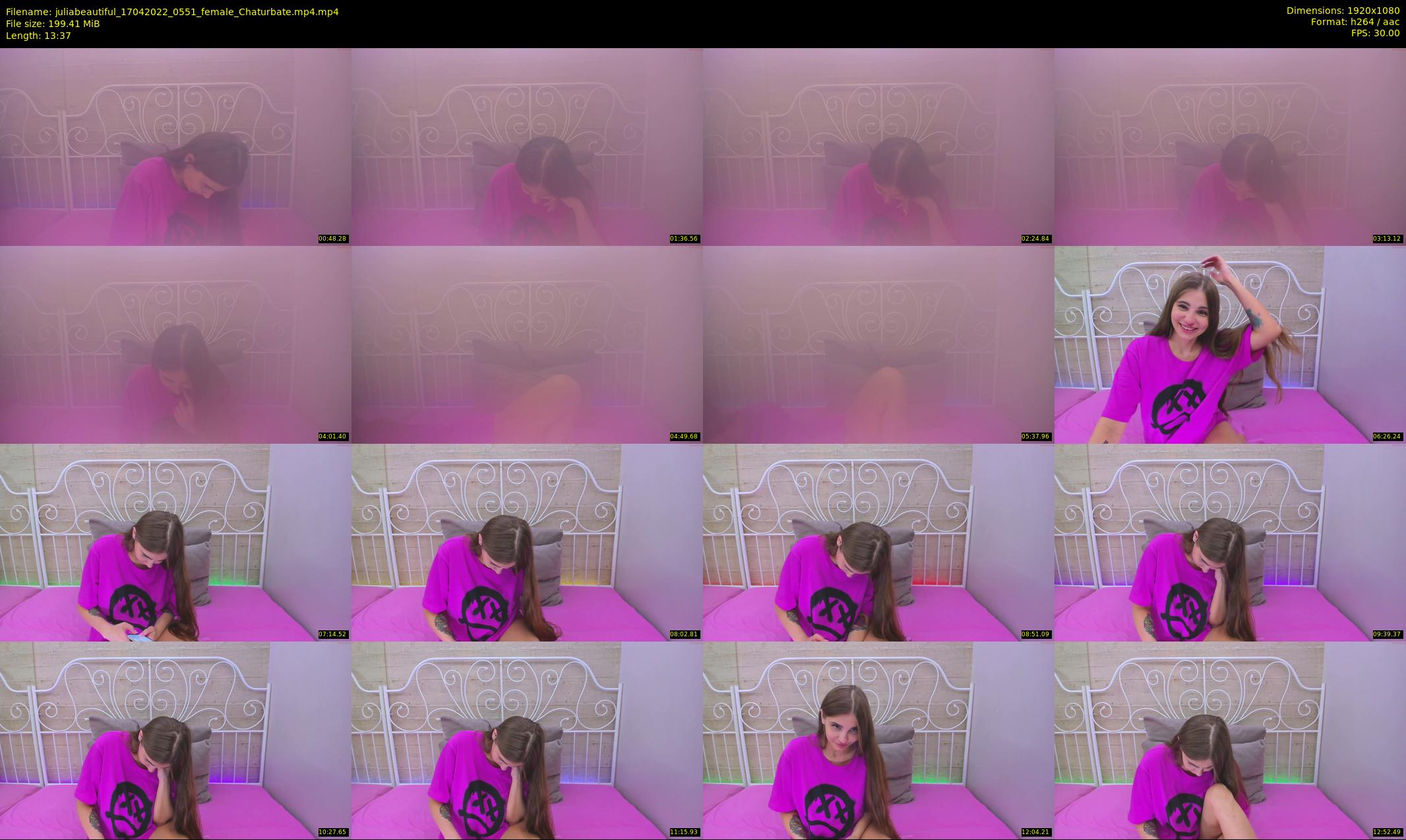 juliabeautiful — 14 minute Chaturbate female cam show recording, 1080p, Apr 17, 2022