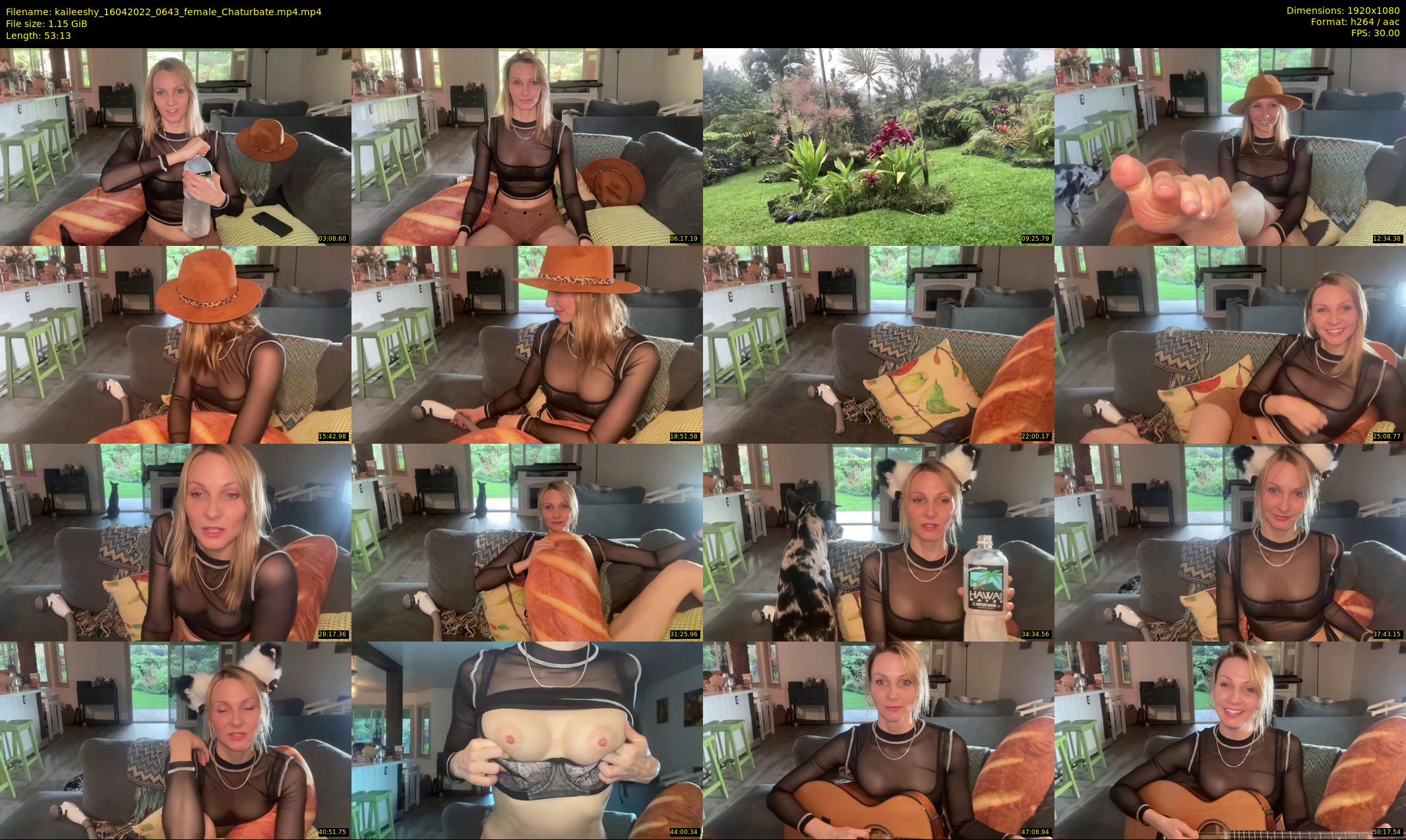 kaileeshy — 54 minute Chaturbate female cam show recording, 1080p, Apr 16, 2022