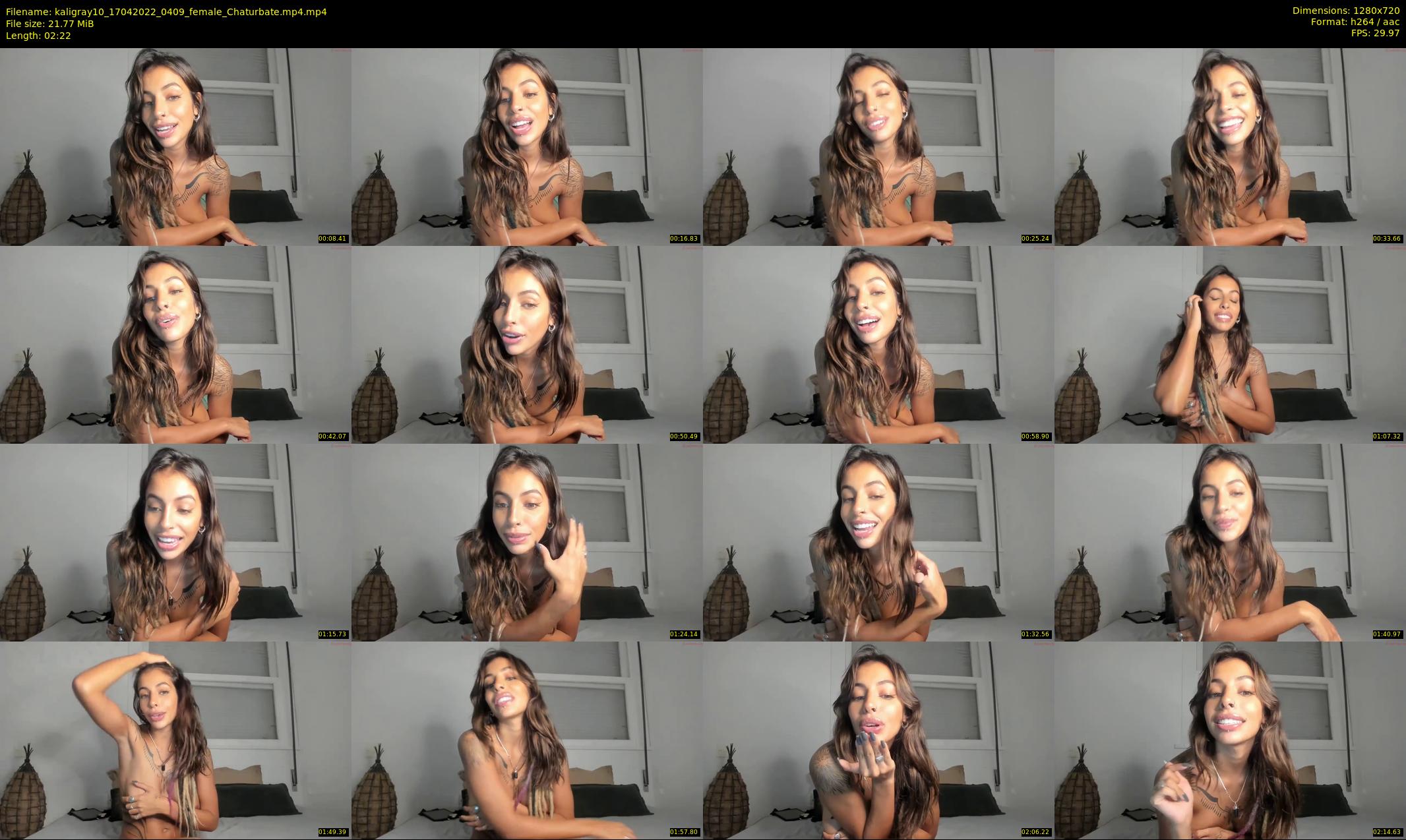 kaligray10 — 3 minute Chaturbate female cam show recording, 720p, Apr 17, 2022