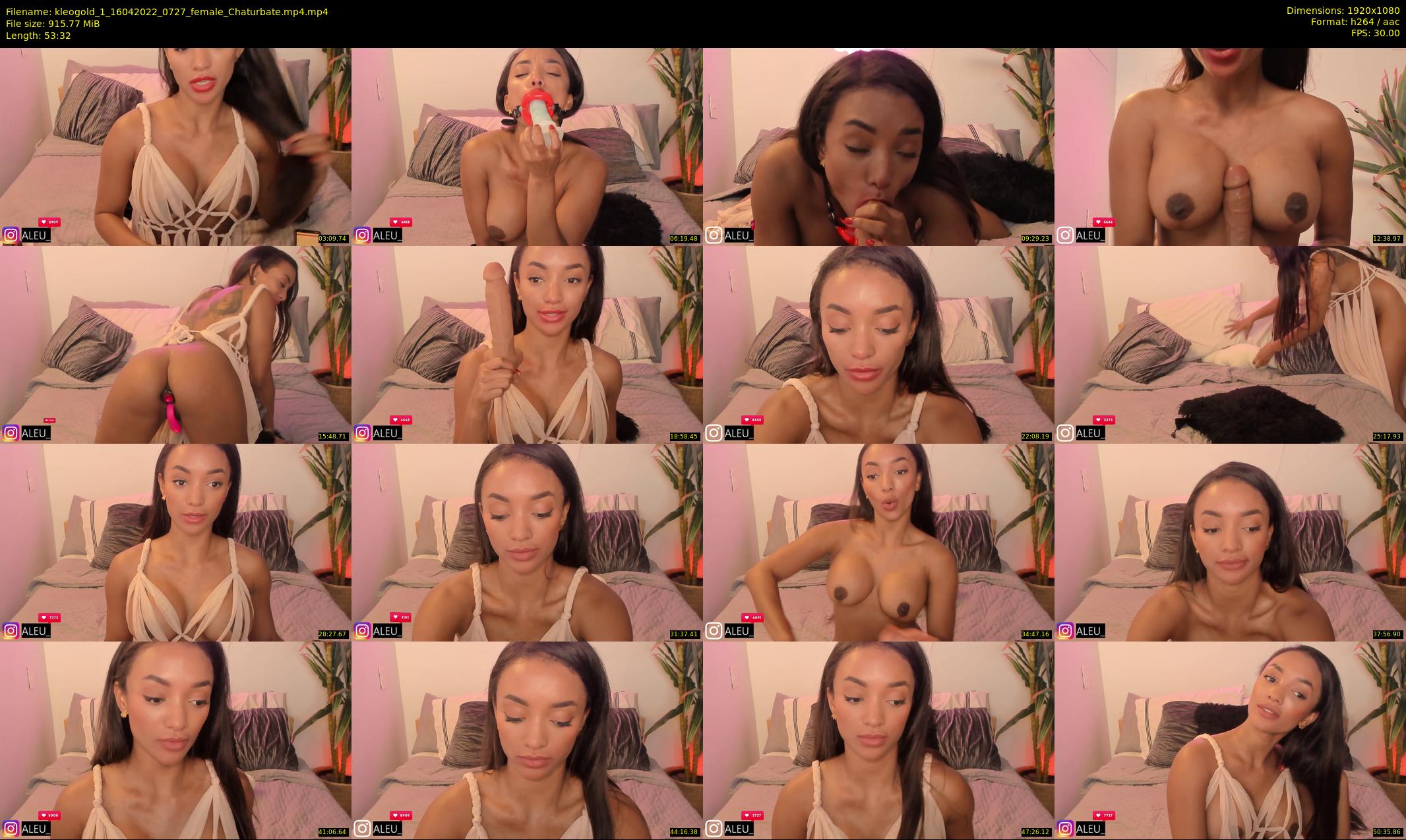 kleogold_1 — 54 minute Chaturbate female cam show recording, 1080p, Apr 16, 2022