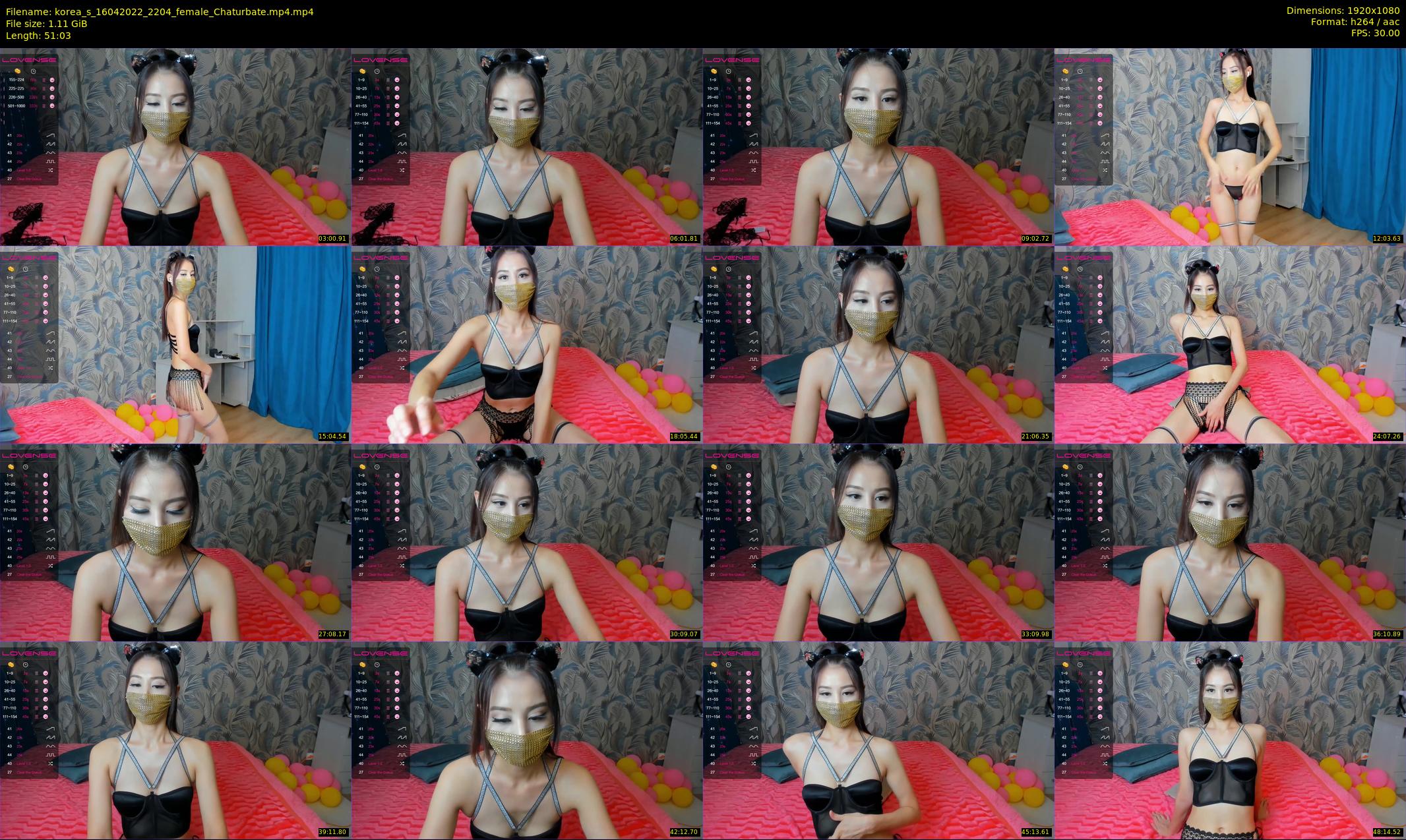 korea_s — 52 minute Chaturbate female cam show recording, 1080p, Apr 16, 2022