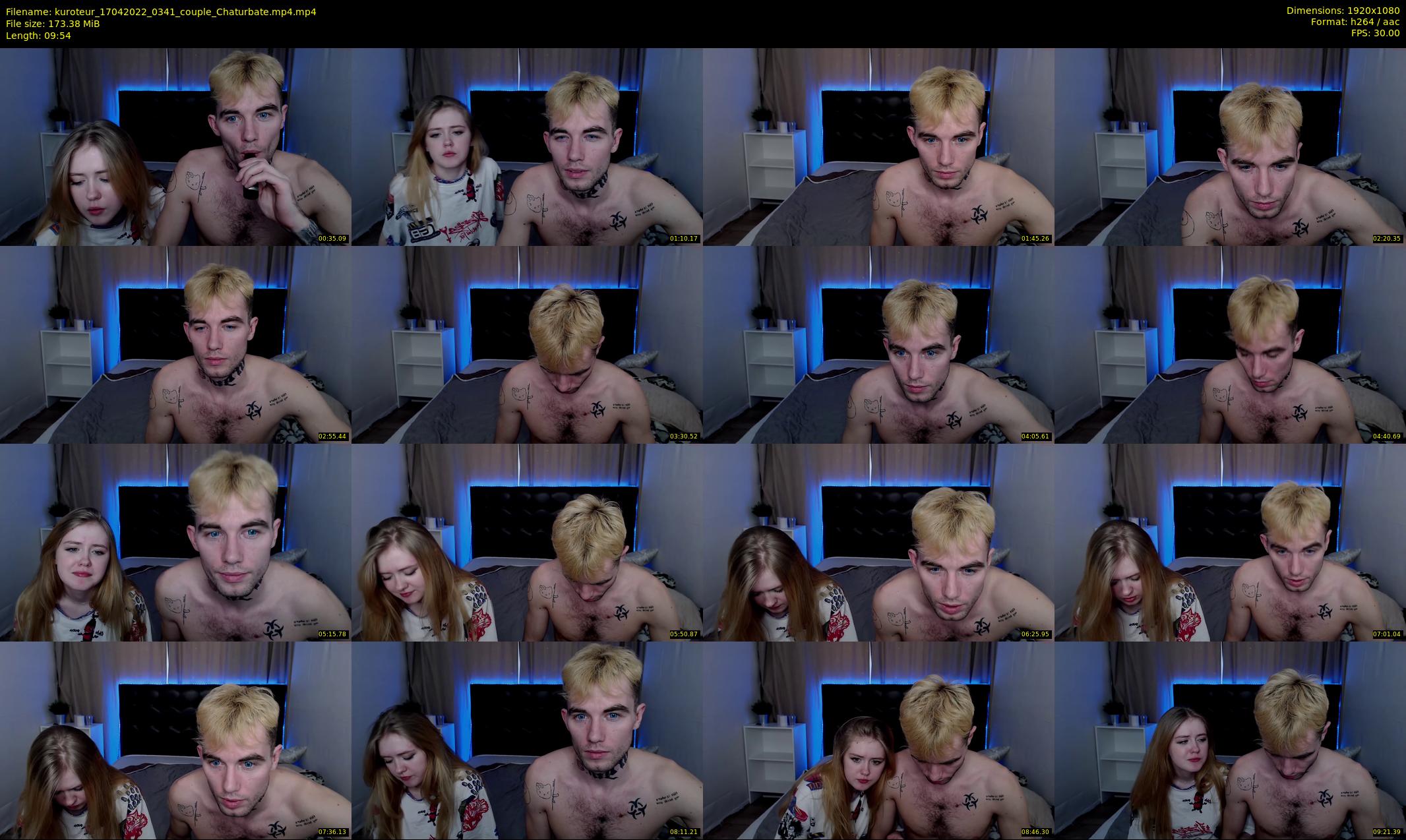kuroteur — 10 minute Chaturbate couple cam show recording, 1080p, Apr 17, 2022