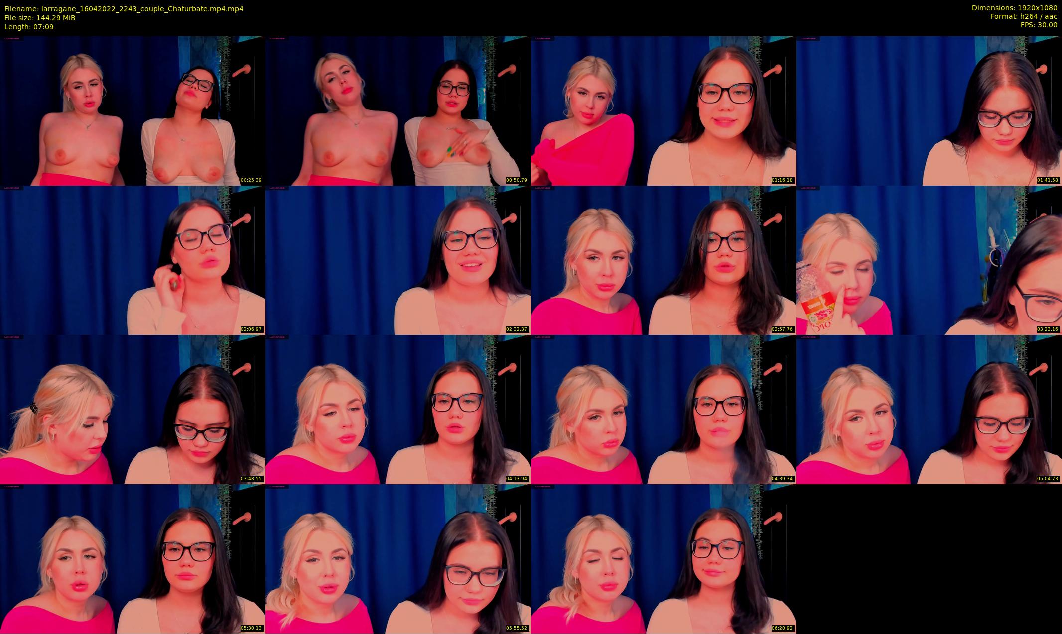 larragane — 8 minute Chaturbate couple cam show recording, 1080p, Apr 16, 2022